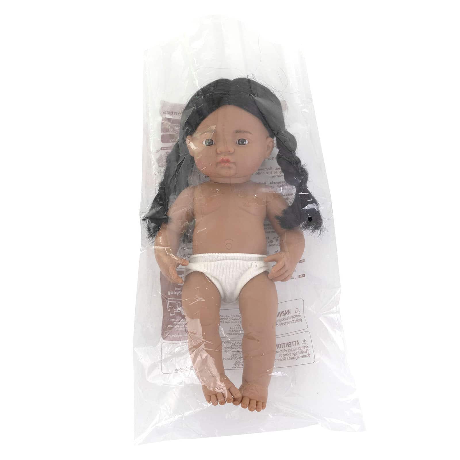 Miniland 15" Anatomically Correct Native American Girl Baby Doll