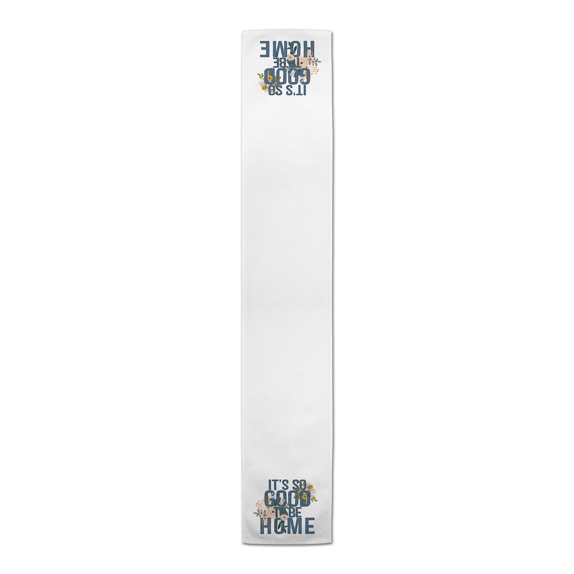 90" It's Good to Be Home Cotton Twill Runner