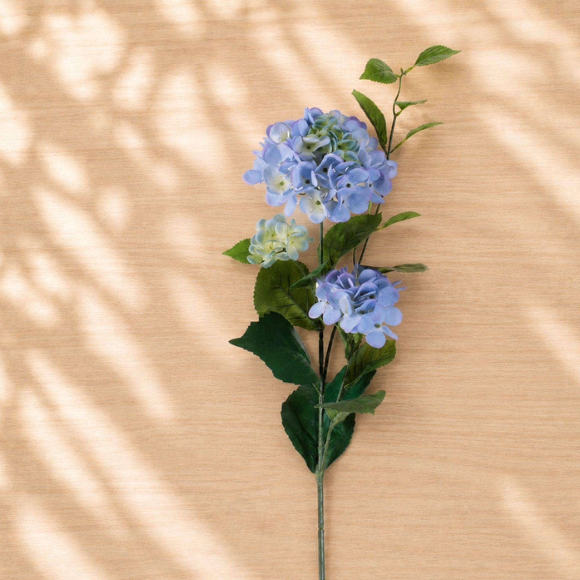 Melrose 39" Light Blue Artificial Hydrangea Floral Sprays, 2ct.