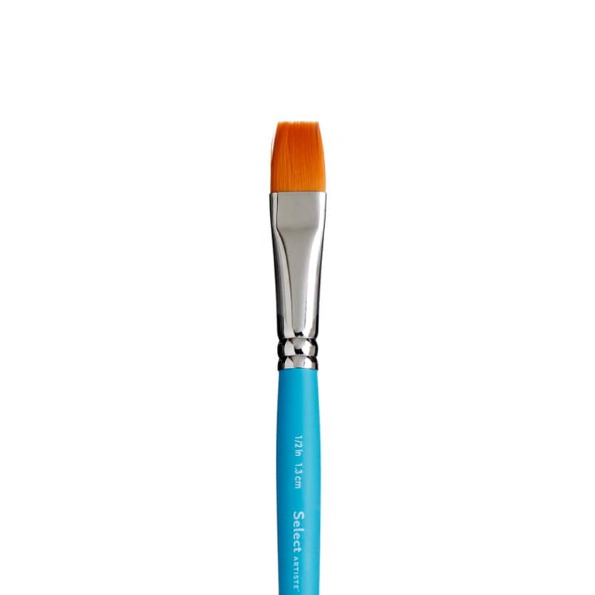 12 Pack: Princeton™ Select™ Artiste Series 3750 Short Handle Flat Wash Brush