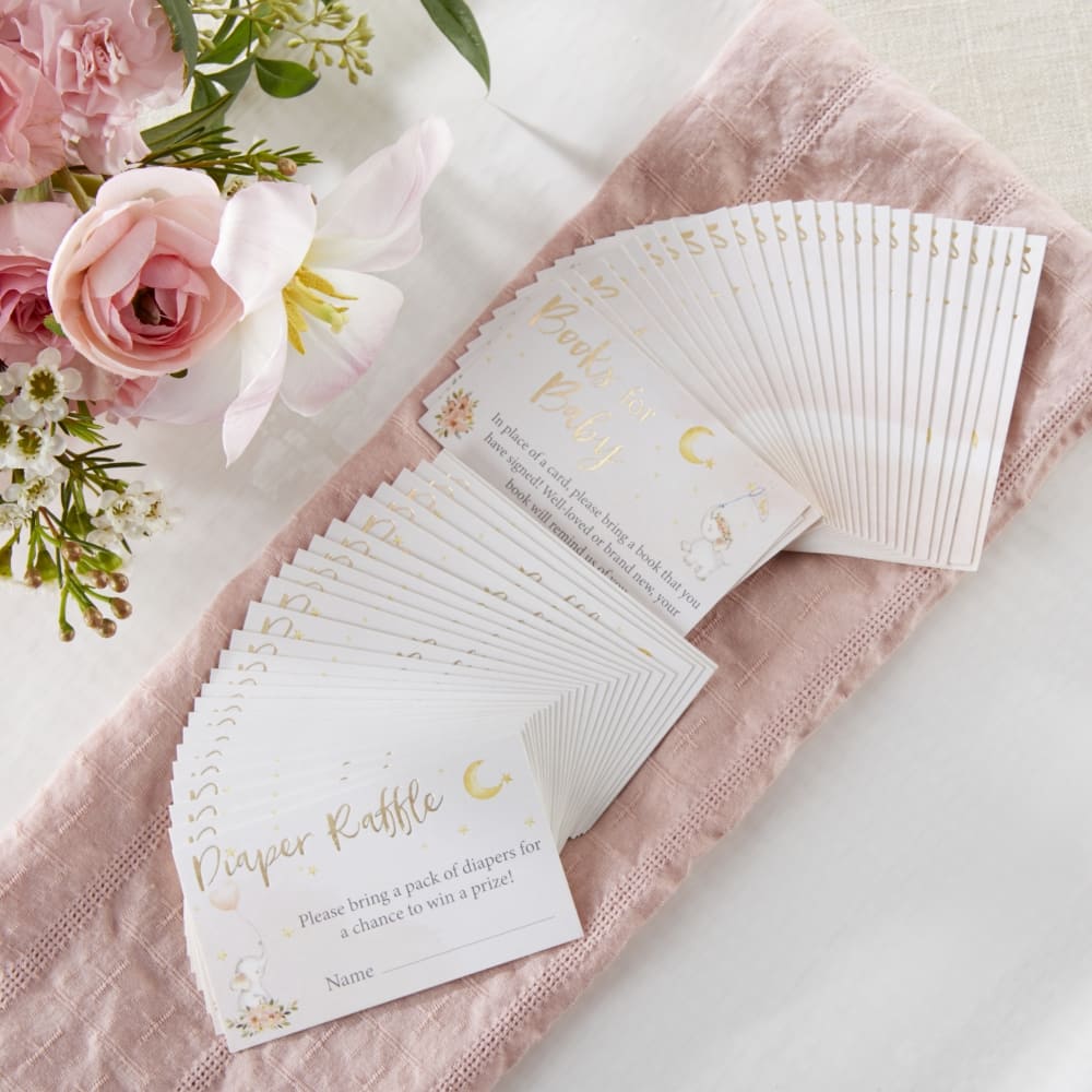 Kate Aspen® Pink Elephant Baby Shower Invitation & Thank You Card Bundle