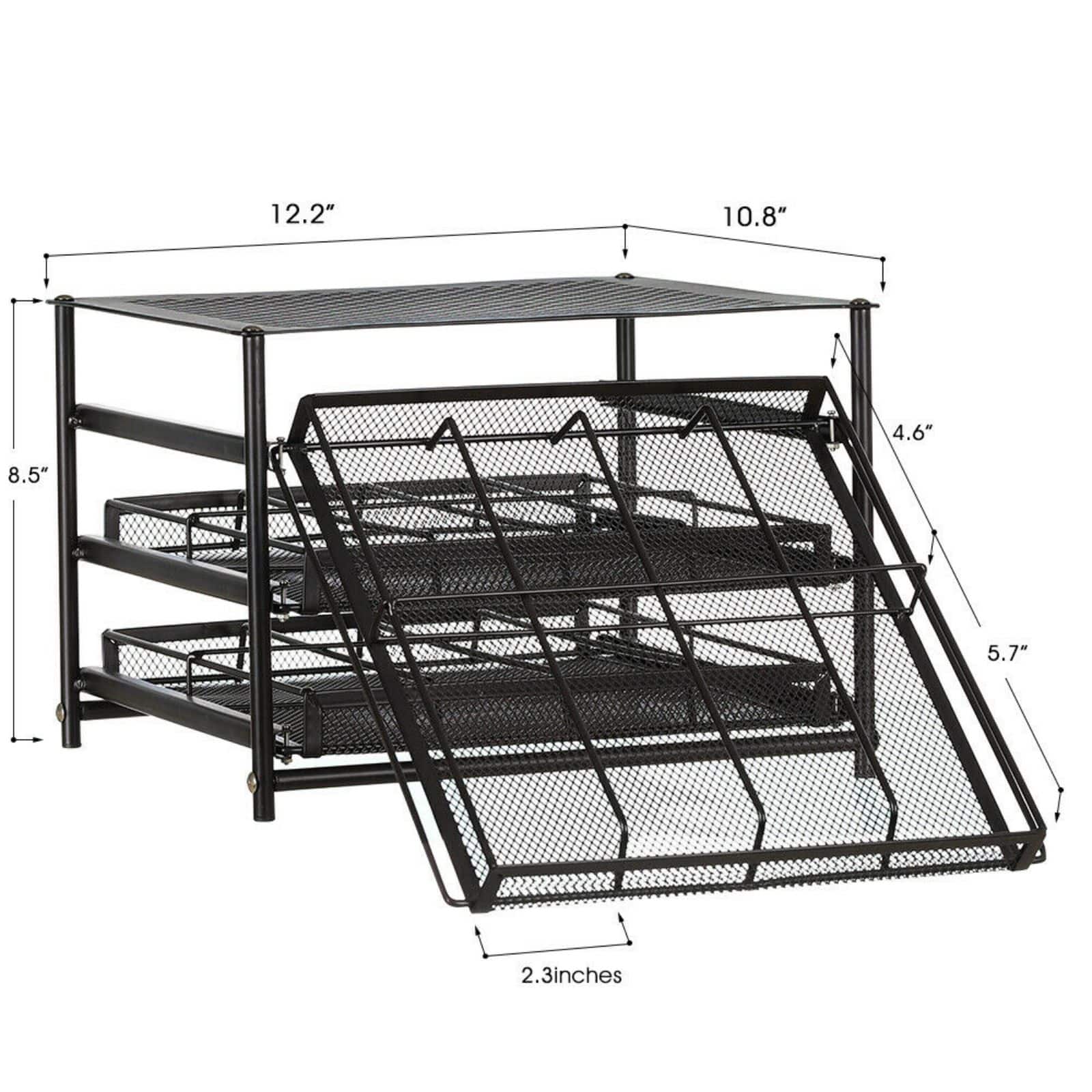 NEX™ 3-Tier 24-Bottle Spice Rack Organizer