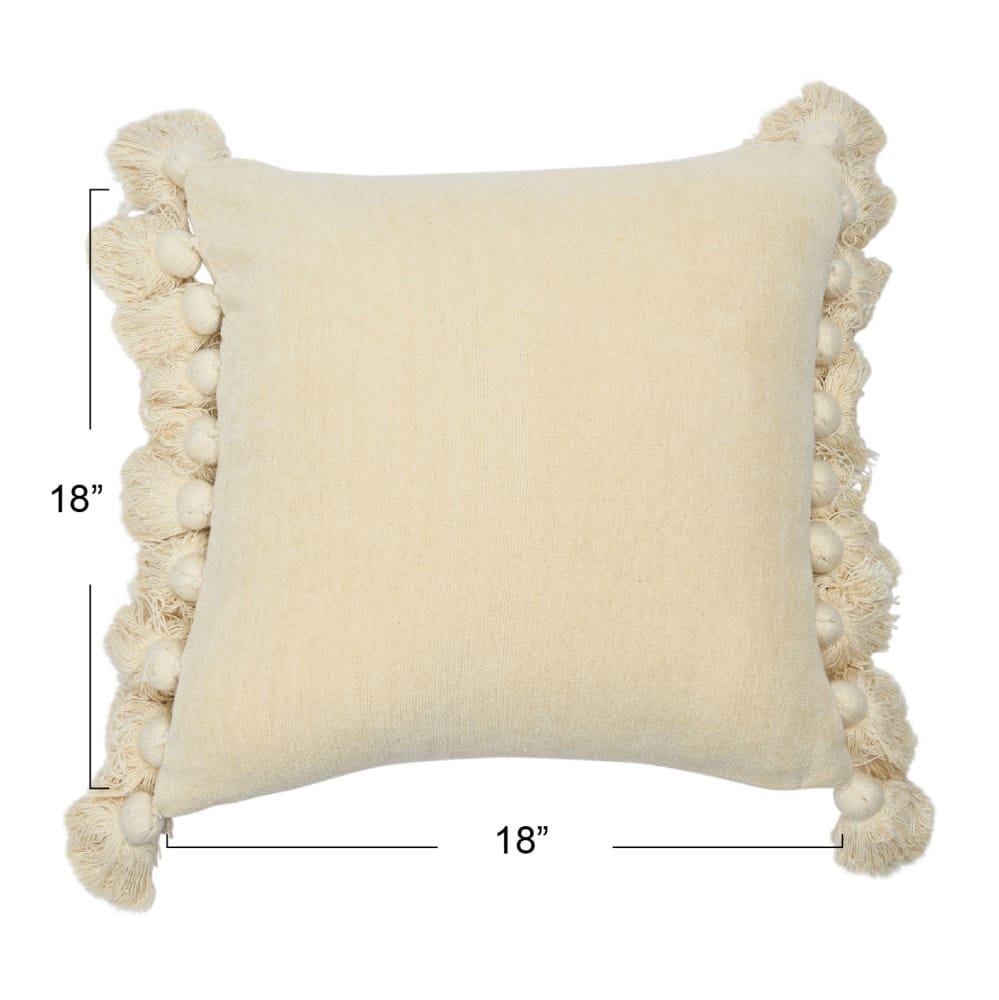 Hello Honey® Chenille Throw Pillow with Tassels