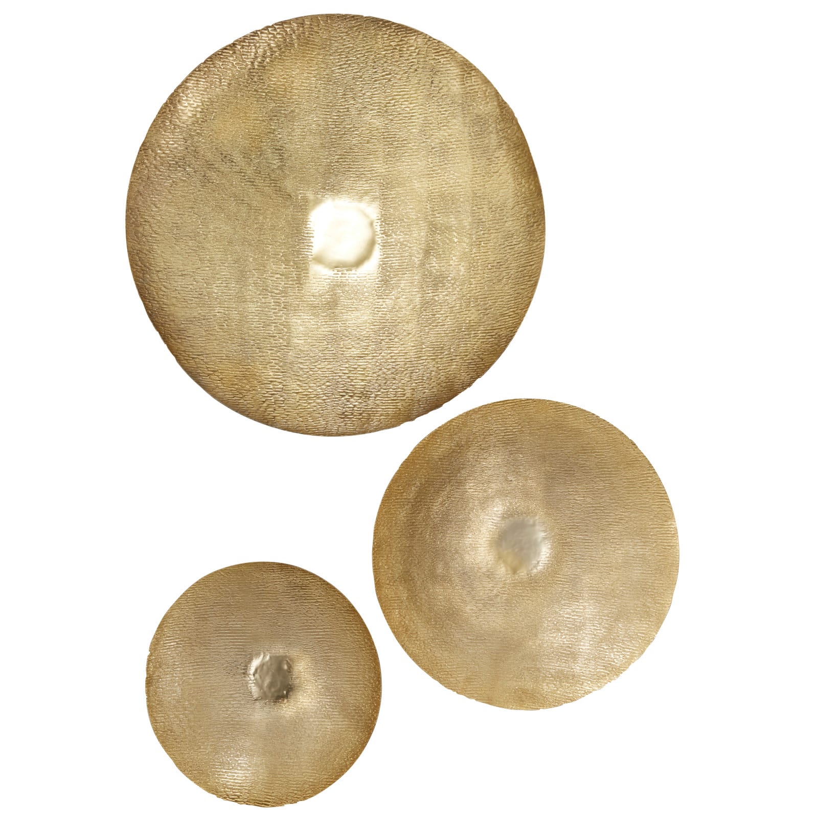 Gold Metal Eclectic Wall Decor Set
