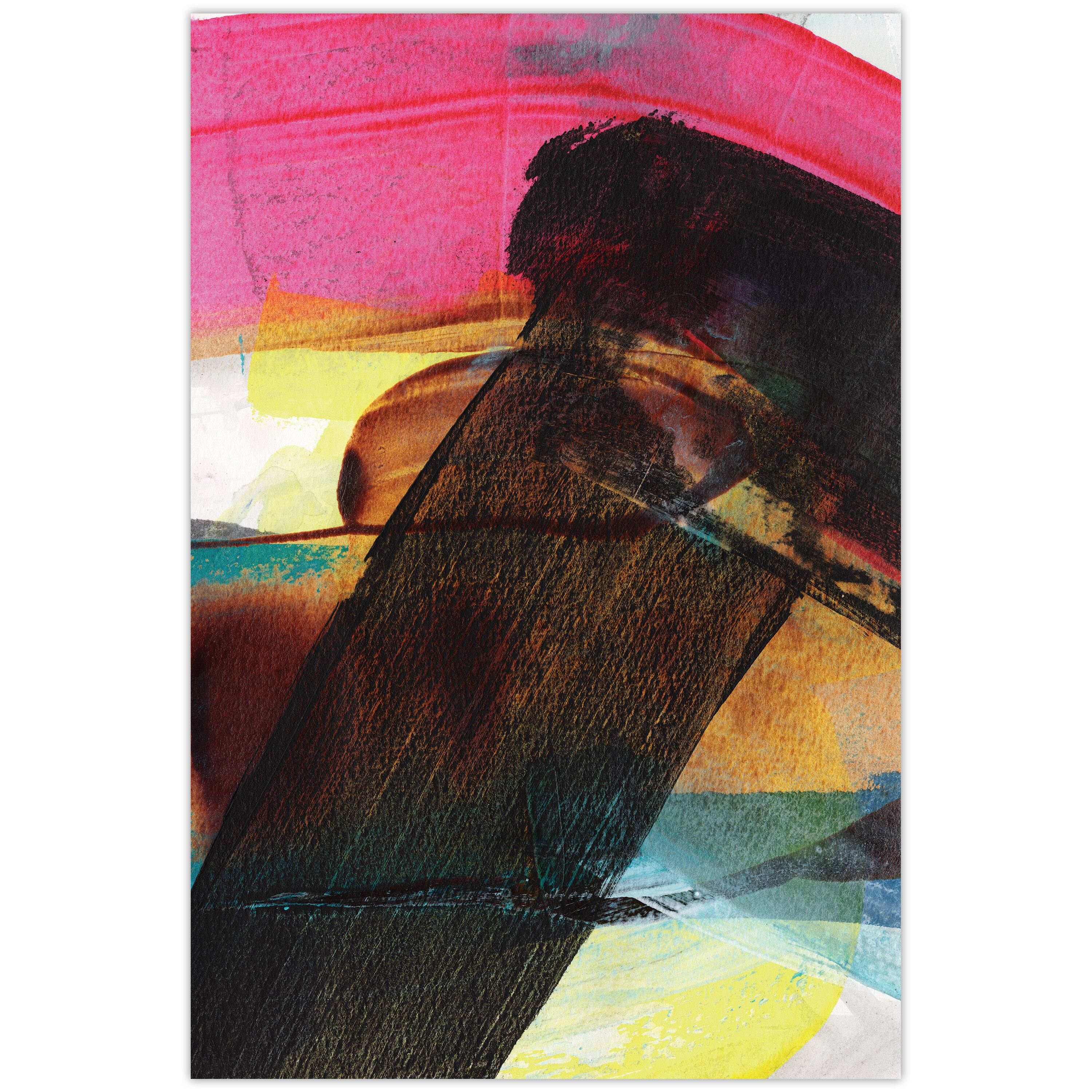 Empire Art Direct 48" x 32" Carnival Crossing Abstract I Frameless Printed Tempered Glass Wall Art
