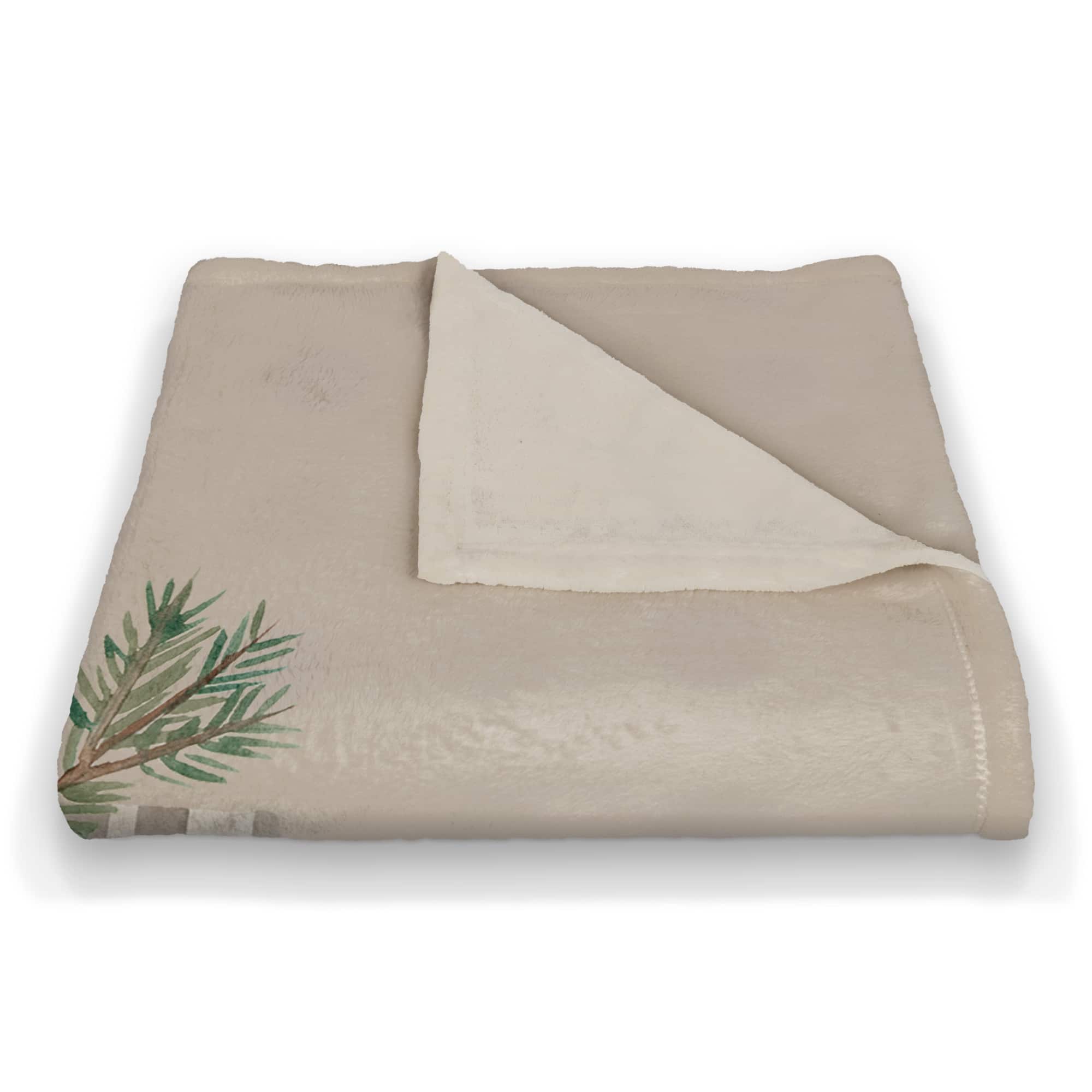 Comfy & Cozy Stockings Coral Fleece Blanket