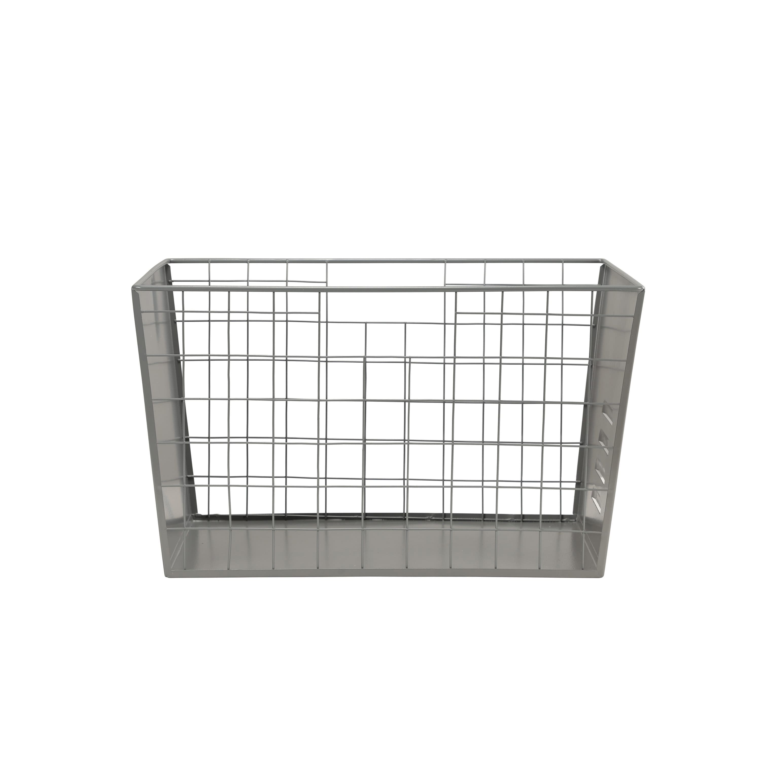 6 Pack: 13" Gray Wire Multifunctional Basket