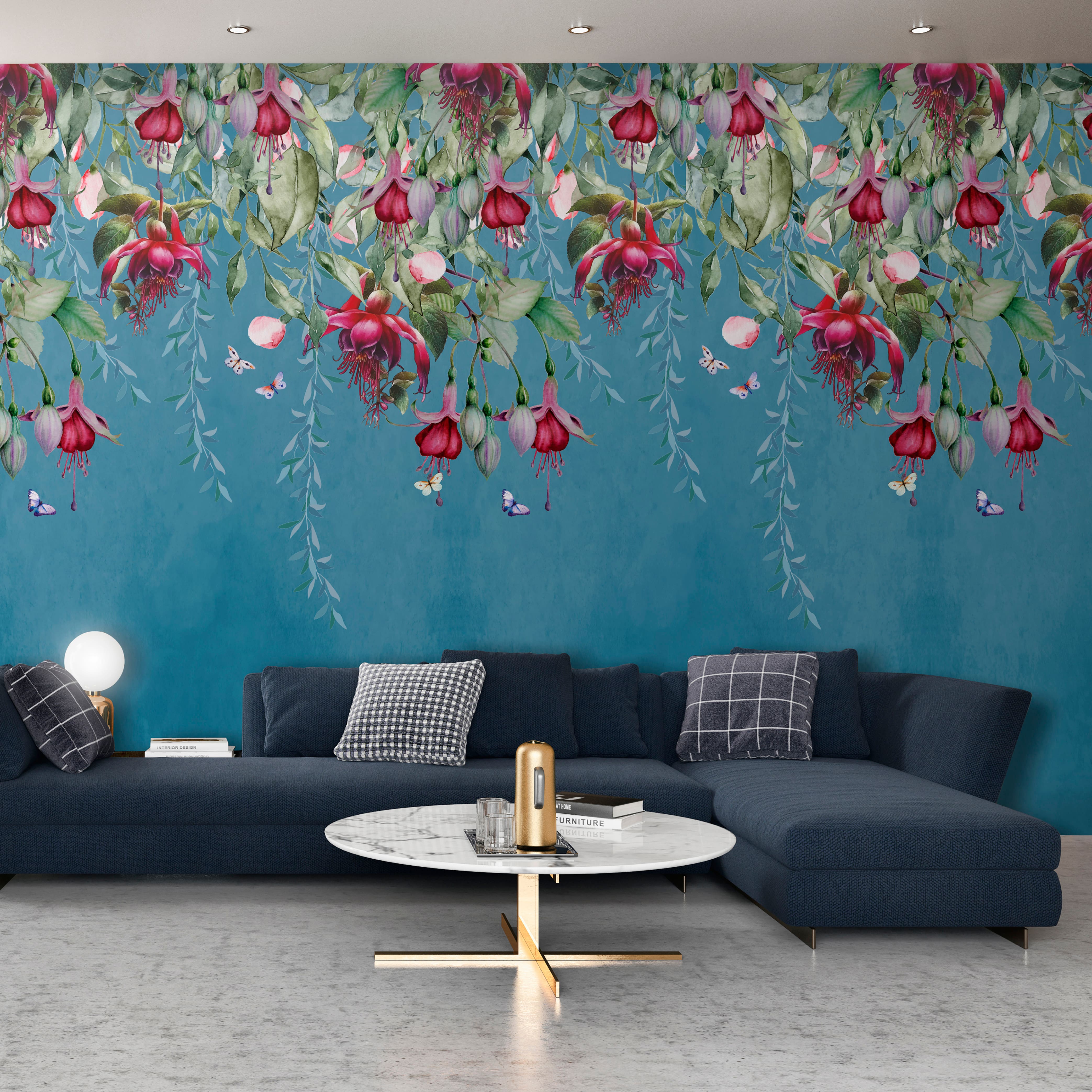 Designs Direct Hanging Blooms Wall Mural