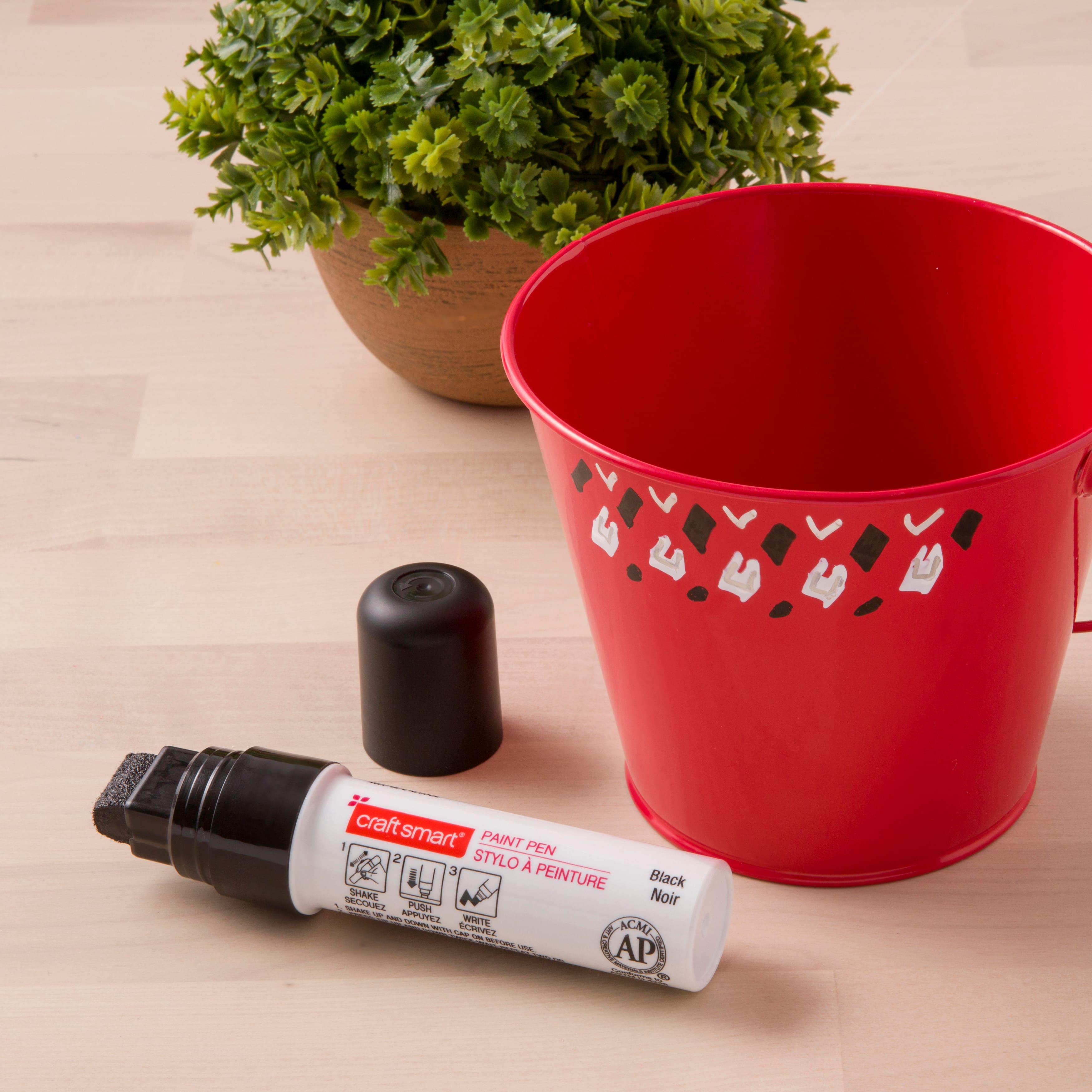 9 Pack: Black Wide Line Paint Pen by Craft Smart®