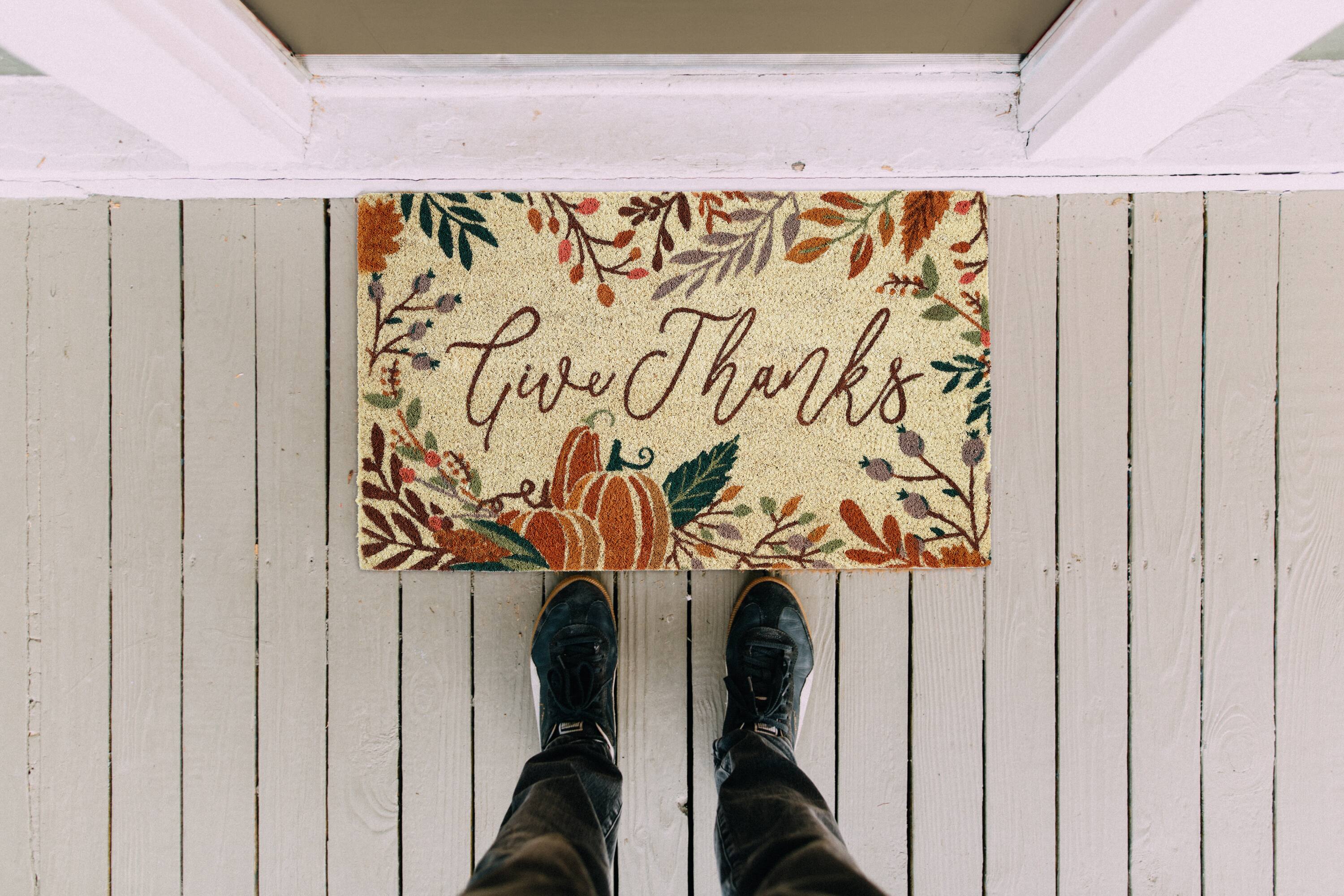 DII® Give Thanks Doormat