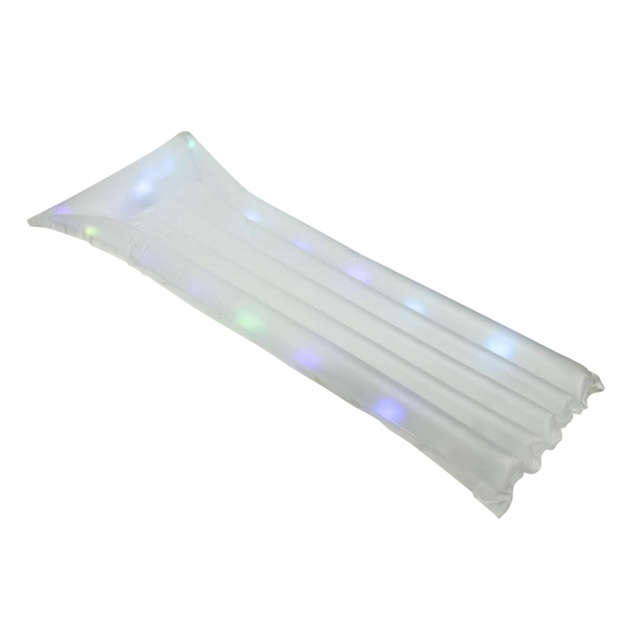 5.5ft. Clear LED Air Mattress Swimming Pool Inflatable