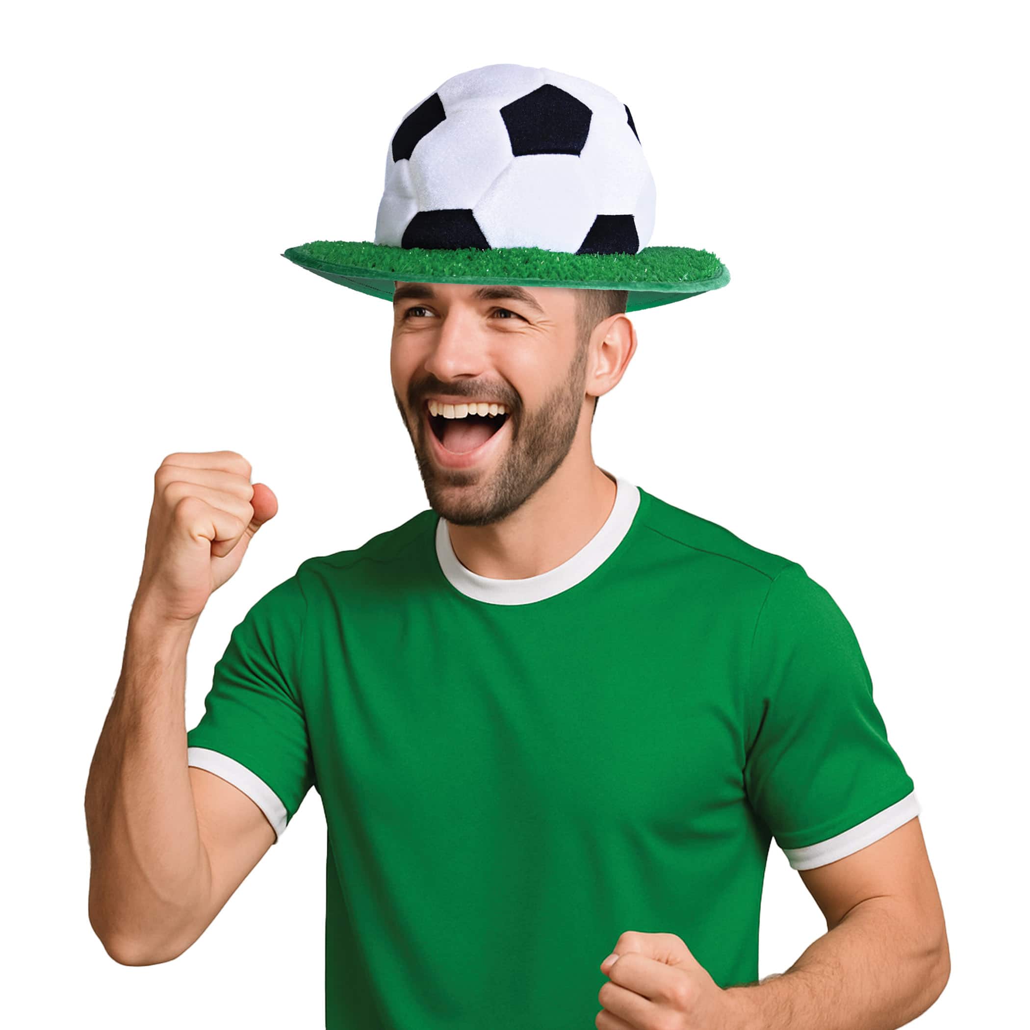 Plush Soccer Ball Hat