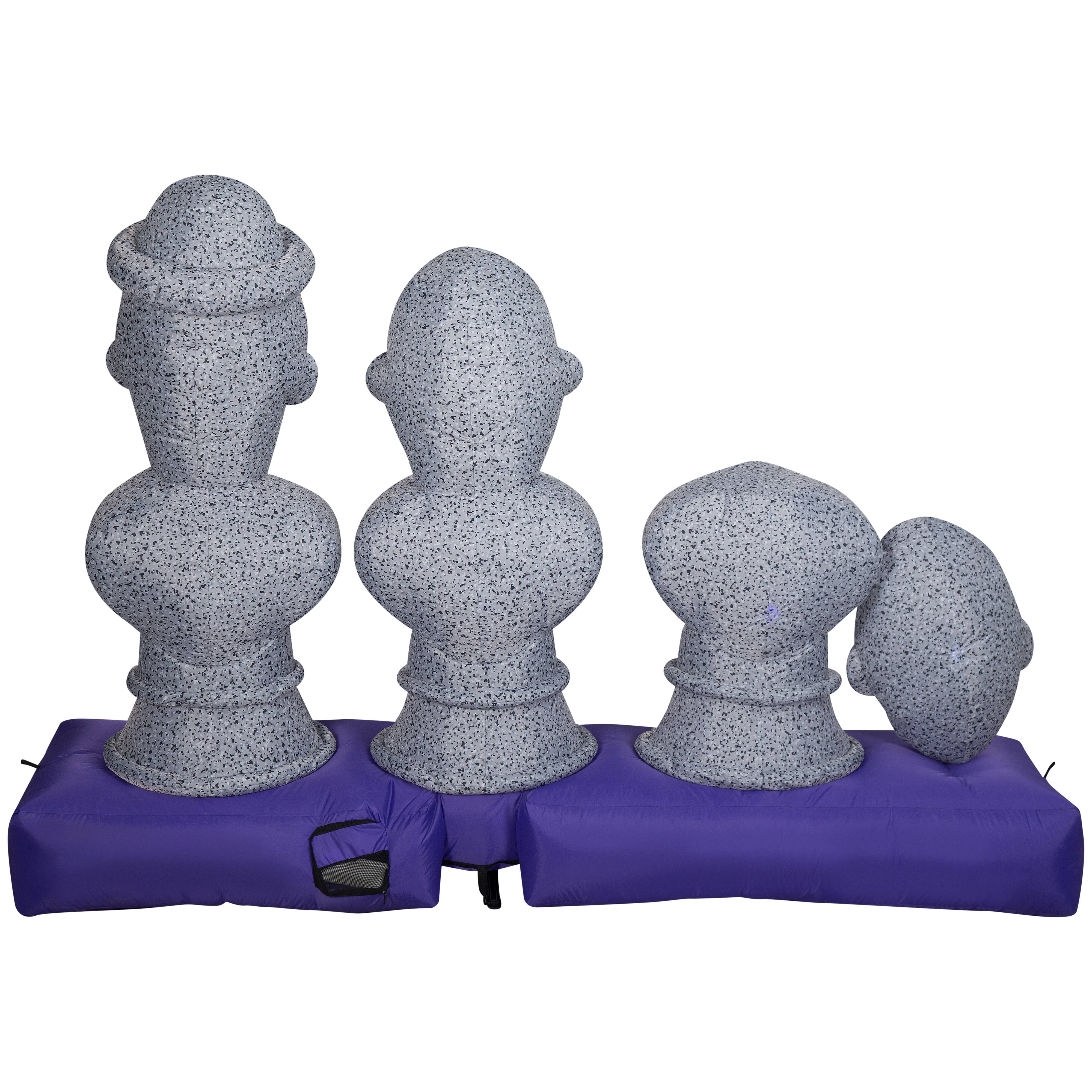5.5ft. Airblown® Inflatable Haunted Mansion Scene with Music and Synchronized Light Show