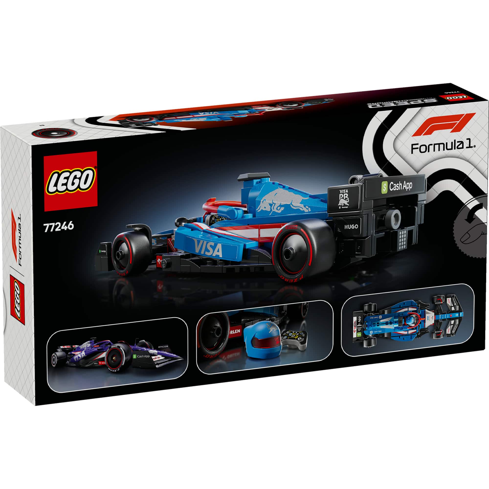 LEGO® Speed Champions Visa Cash App RB VCARB 01 F1® Race Car Vehicle Kit 77246