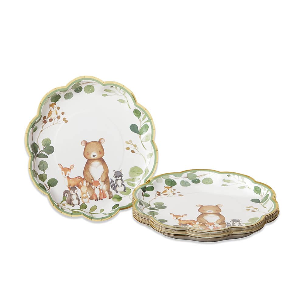 Kate Aspen® 9" Woodland Baby Premium Paper Plates, 32ct.