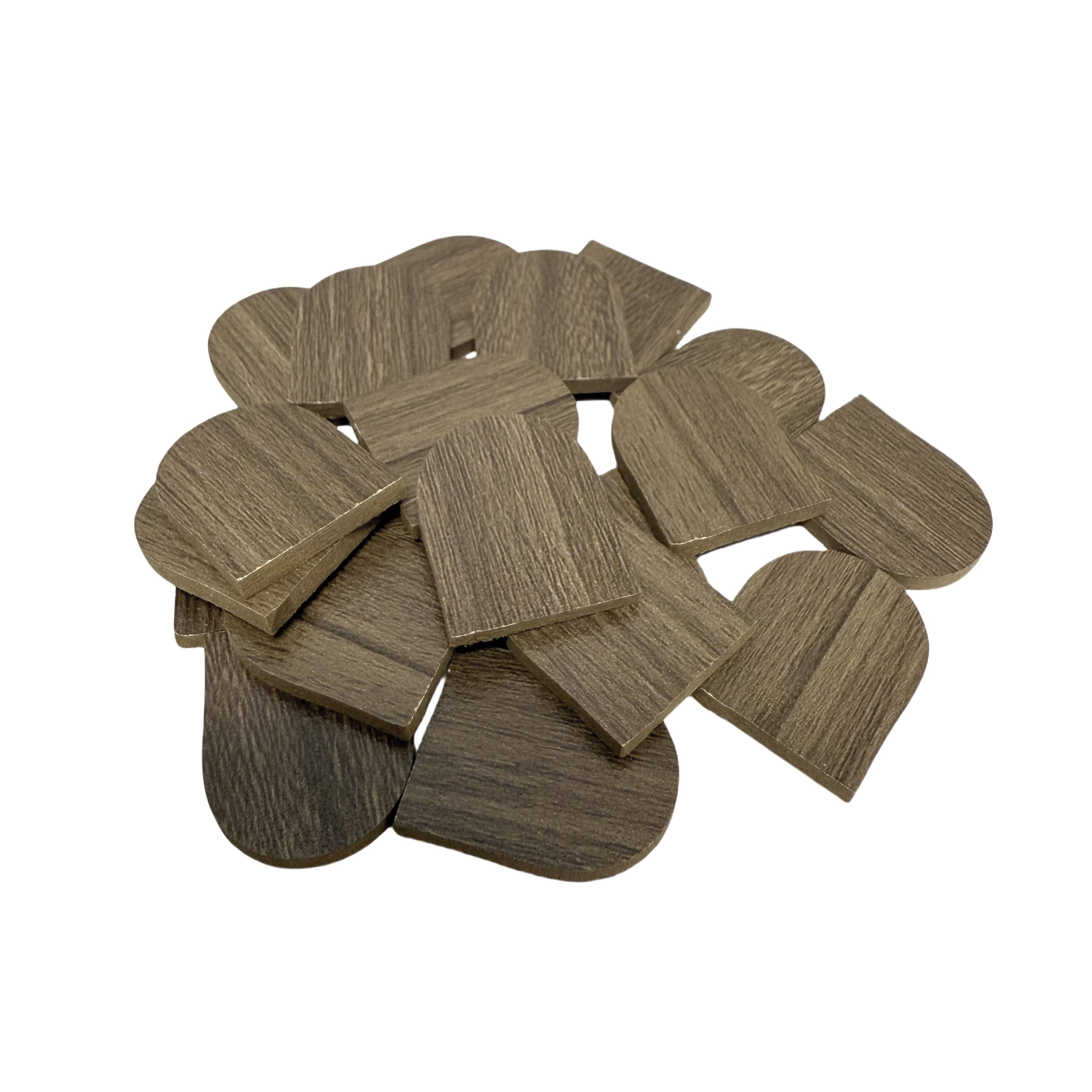 Miniature Dark Brown Wood Shingles, 100ct. by Make Market®