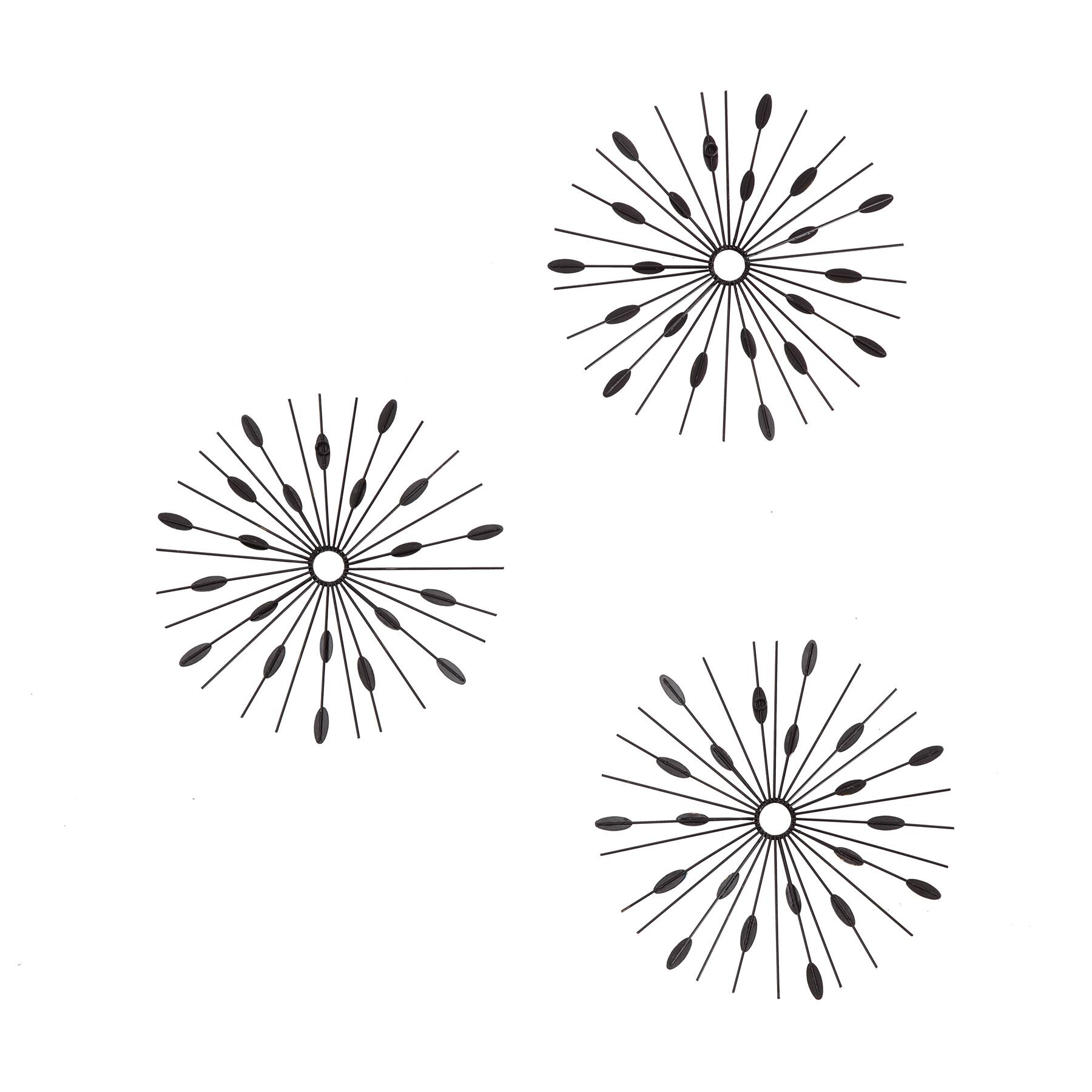Habitat Decor Starburst Metal Wall Art Set