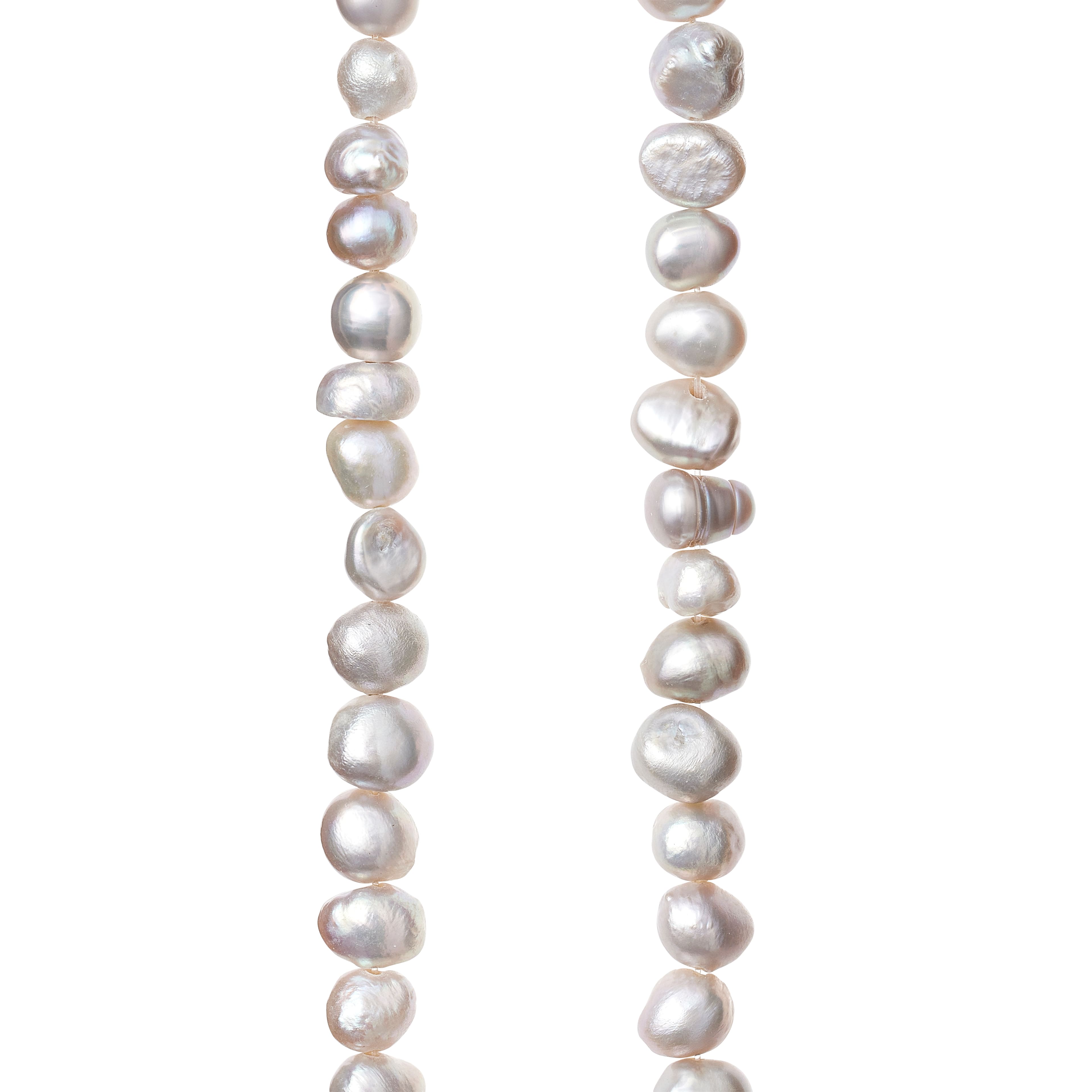 12 Pack: Light Gray Pearl Rondelle Seed Beads, 6mm by Bead Landing™