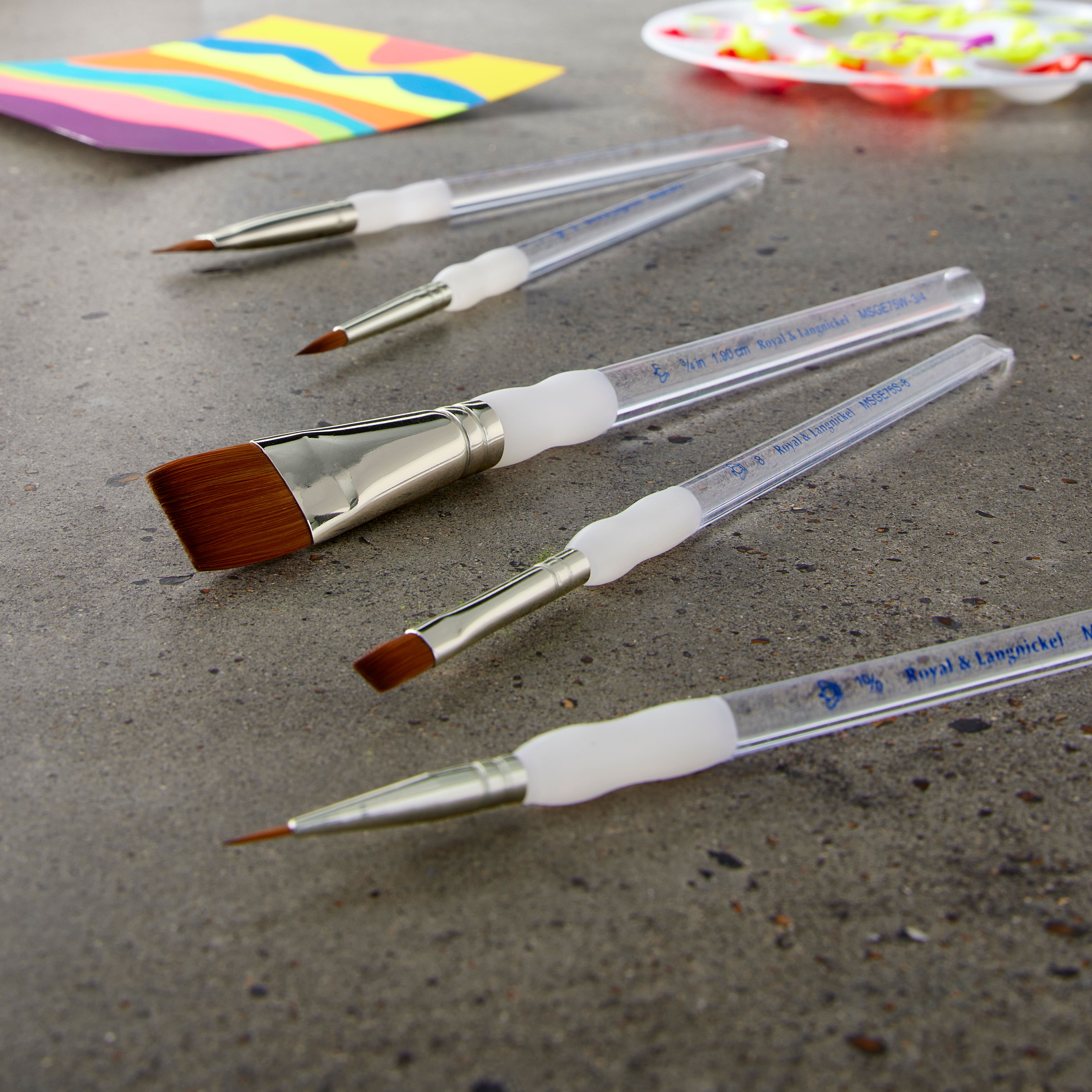 9 Pack: Royal & Langnickel® Synthetic Sable™ Wash Variety Brush Set