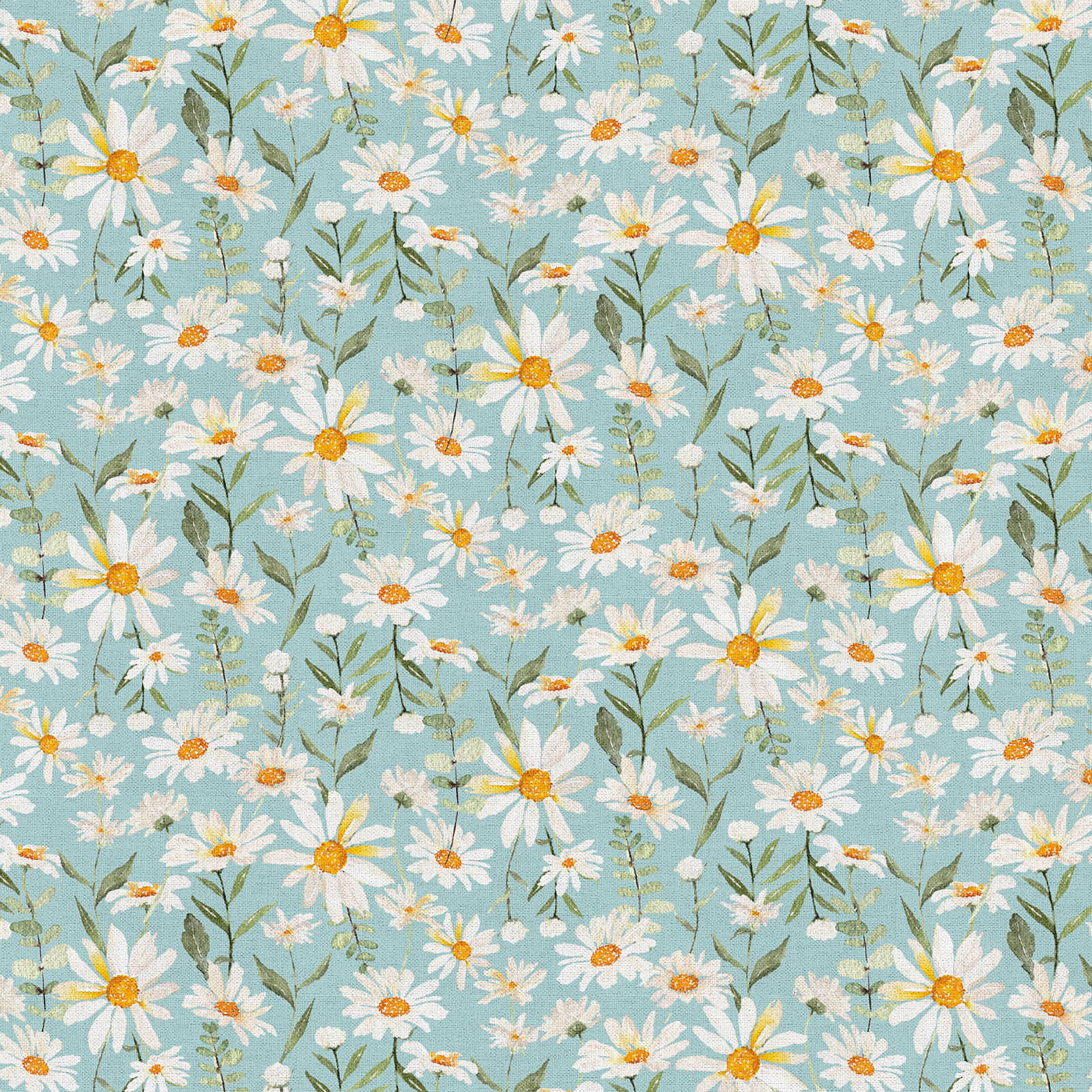 Fabric Editions Daisy Garden Cotton Fabric