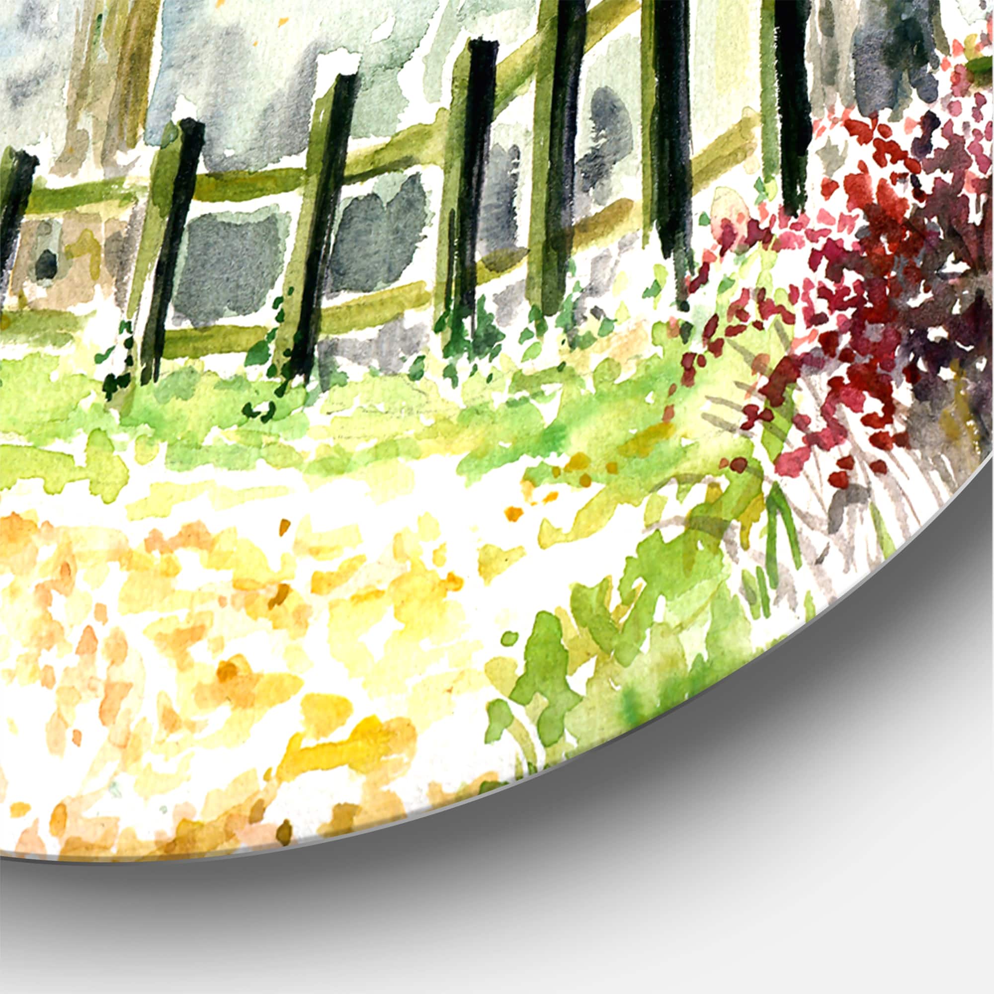 Designart - Autumn Countryside Landscape In The Afternoon