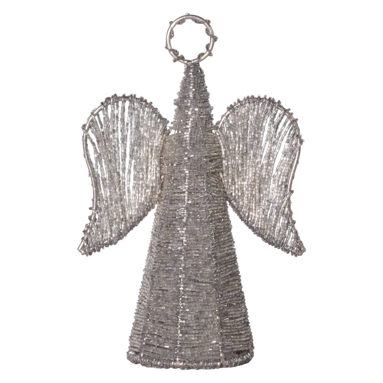 Hello Honey® 8.5" Beaded Metal Angel