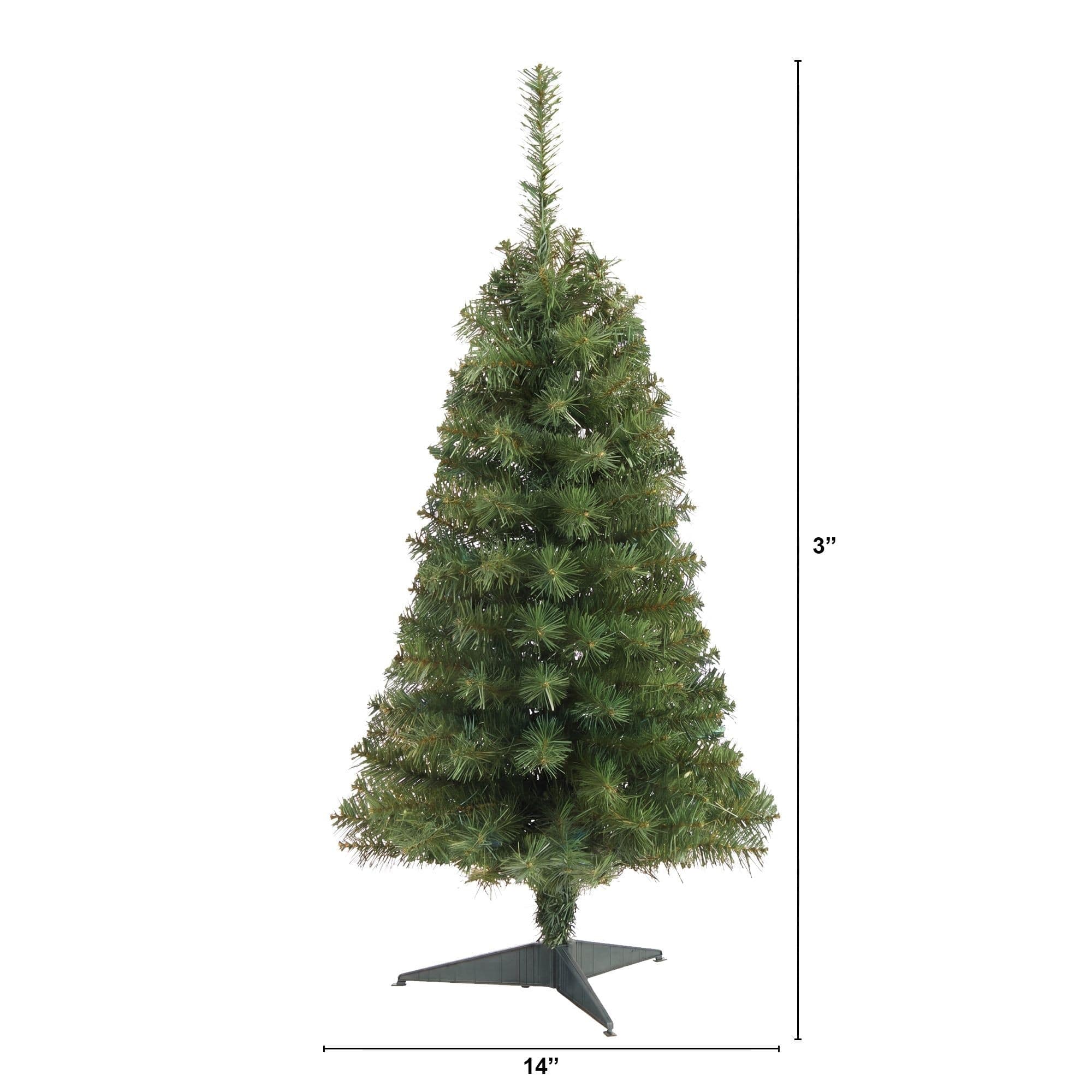 Nearly Natural 3ft. Green Artificial Christmas Tree