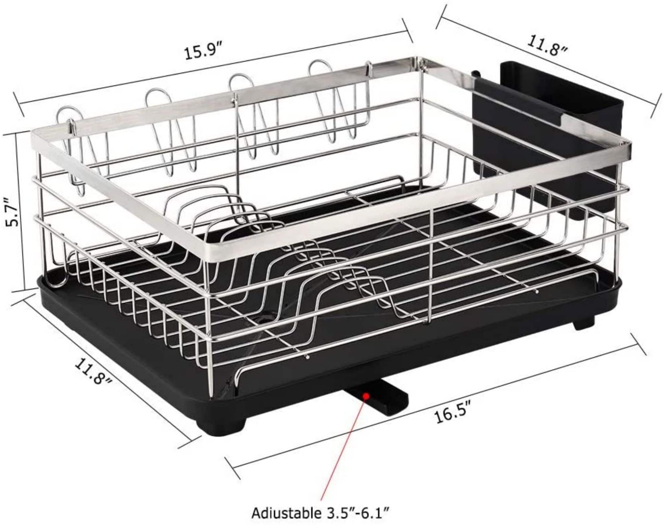 NEX™ 15" Stainless Metal Dish Drying Rack