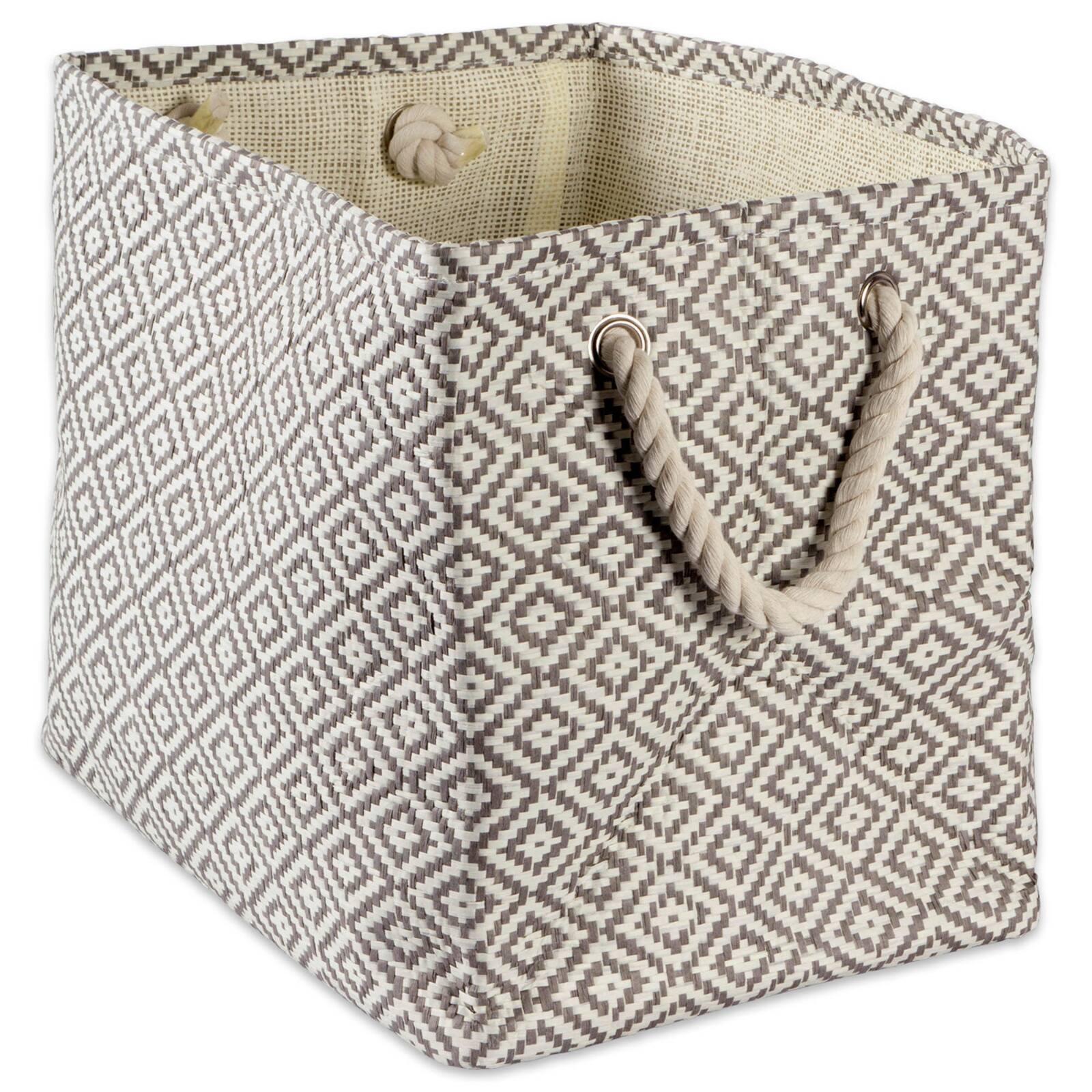 DII® Large Geo Diamond Rectangle Paper Bin