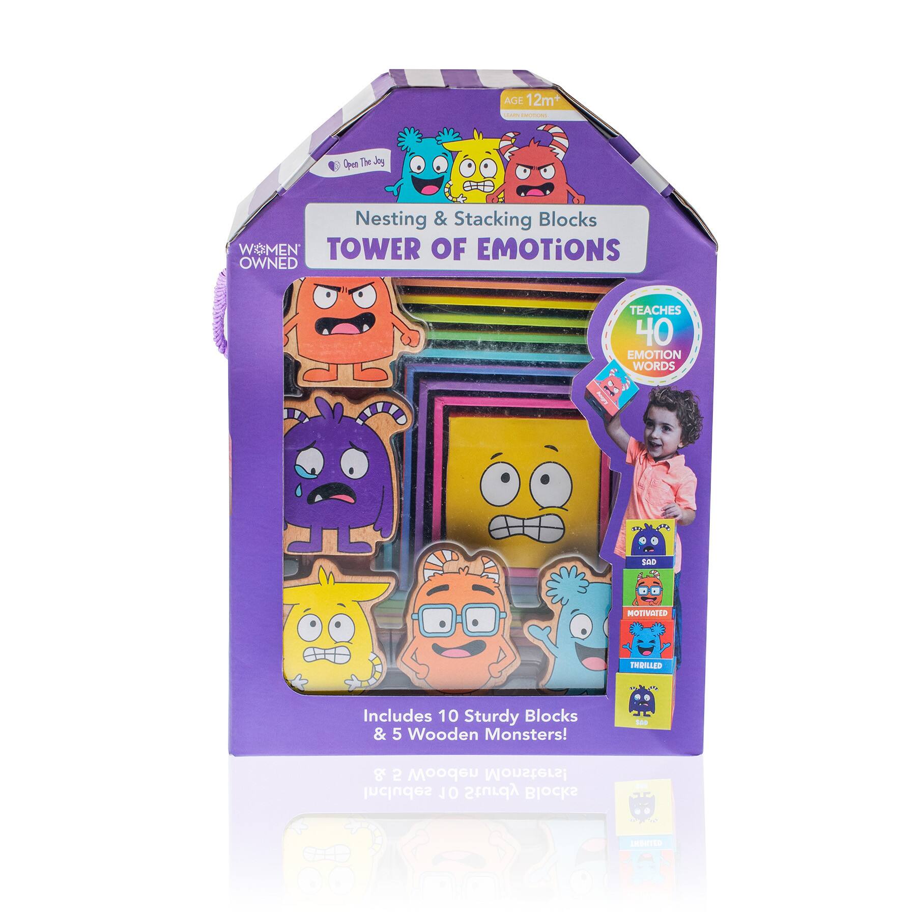 Open the Joy® Tower of Emotions Intelligence Building Game Set