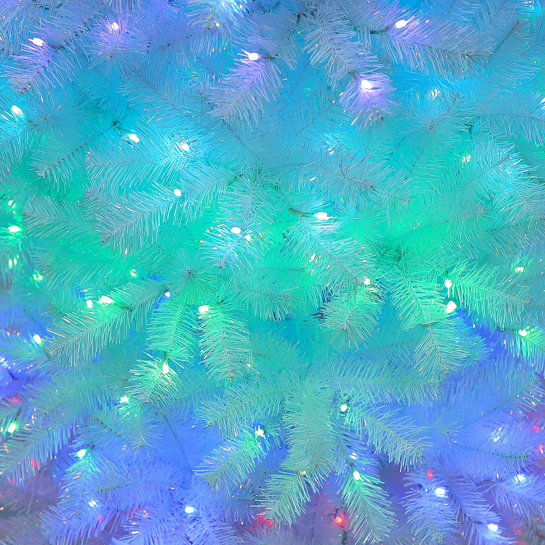 7.5ft. Pre-Lit Winterhaven Fir Artificial Christmas Tree, Color Changing Mini LED Lights by Ashland®