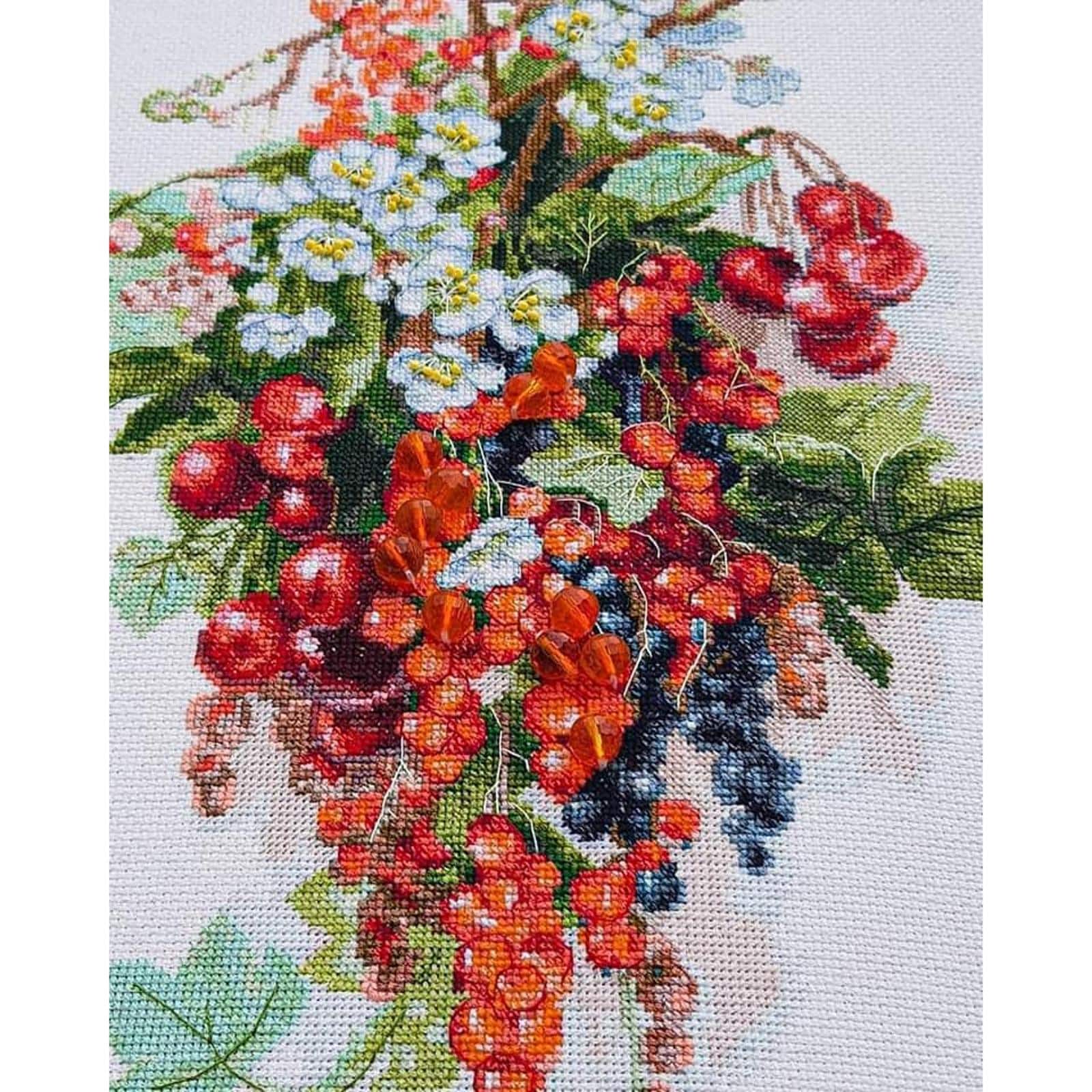 Charivna Mit Cross Stitch Kit Sweet Berry