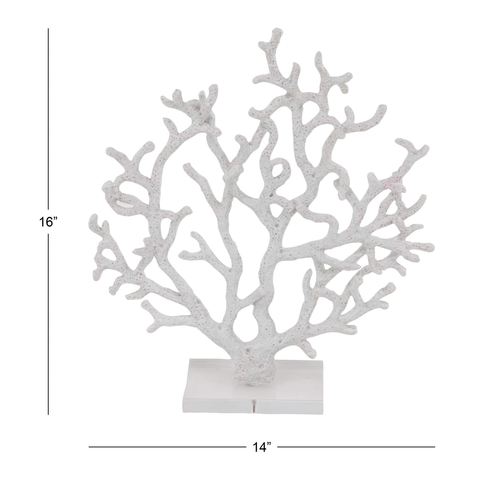 16" Coastal Coral Sculpture