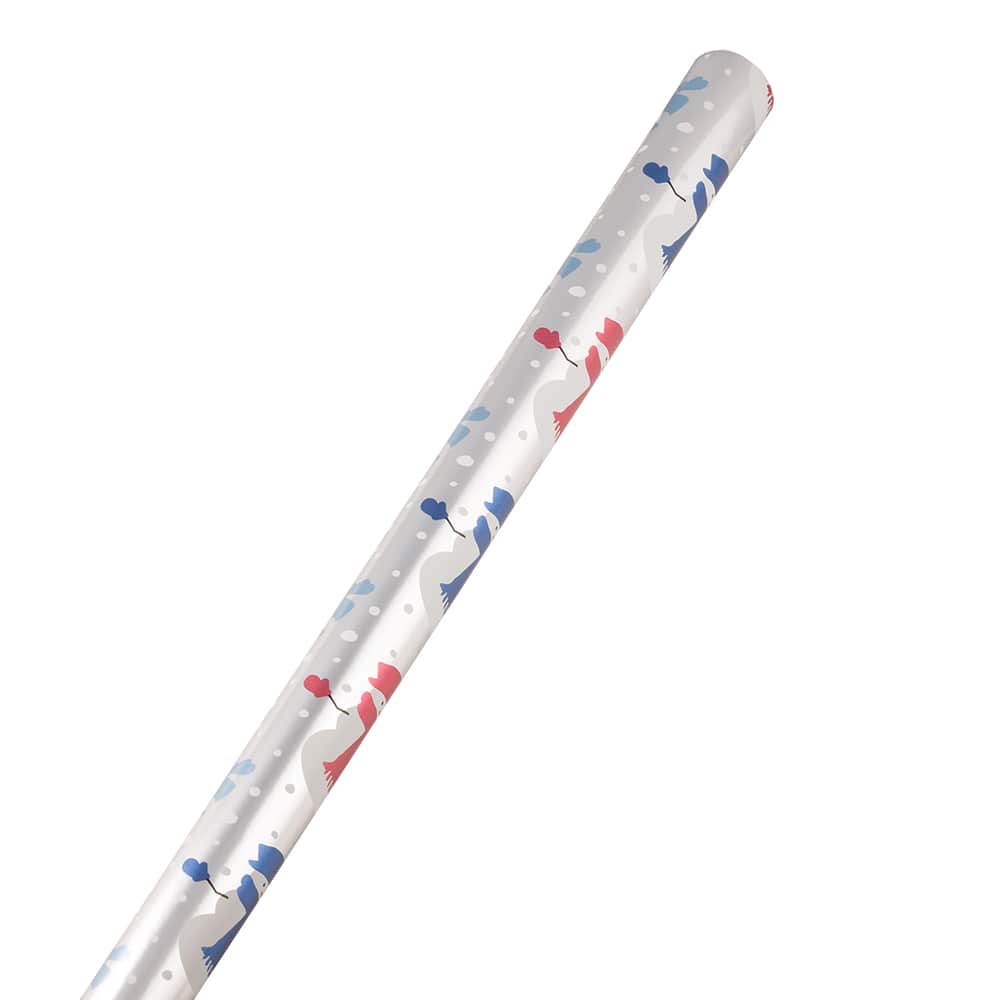 JAM Paper Chilly Snowmen Gift Wrap
