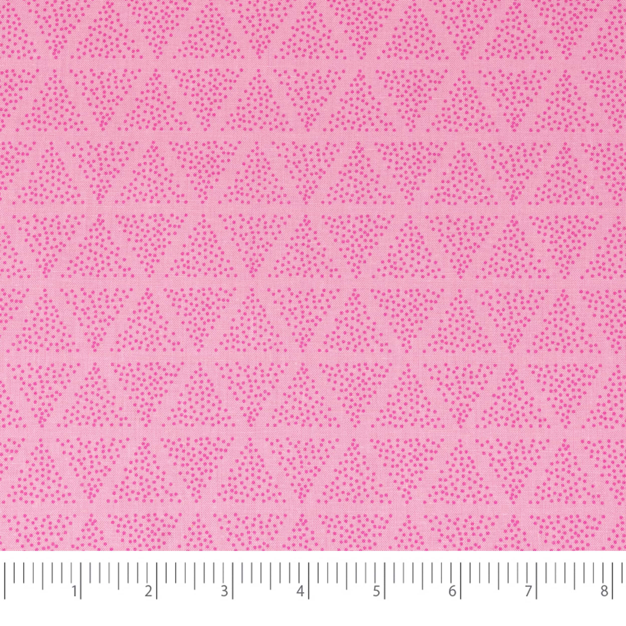 SINGER Pink Dot Blender Cotton Fabric