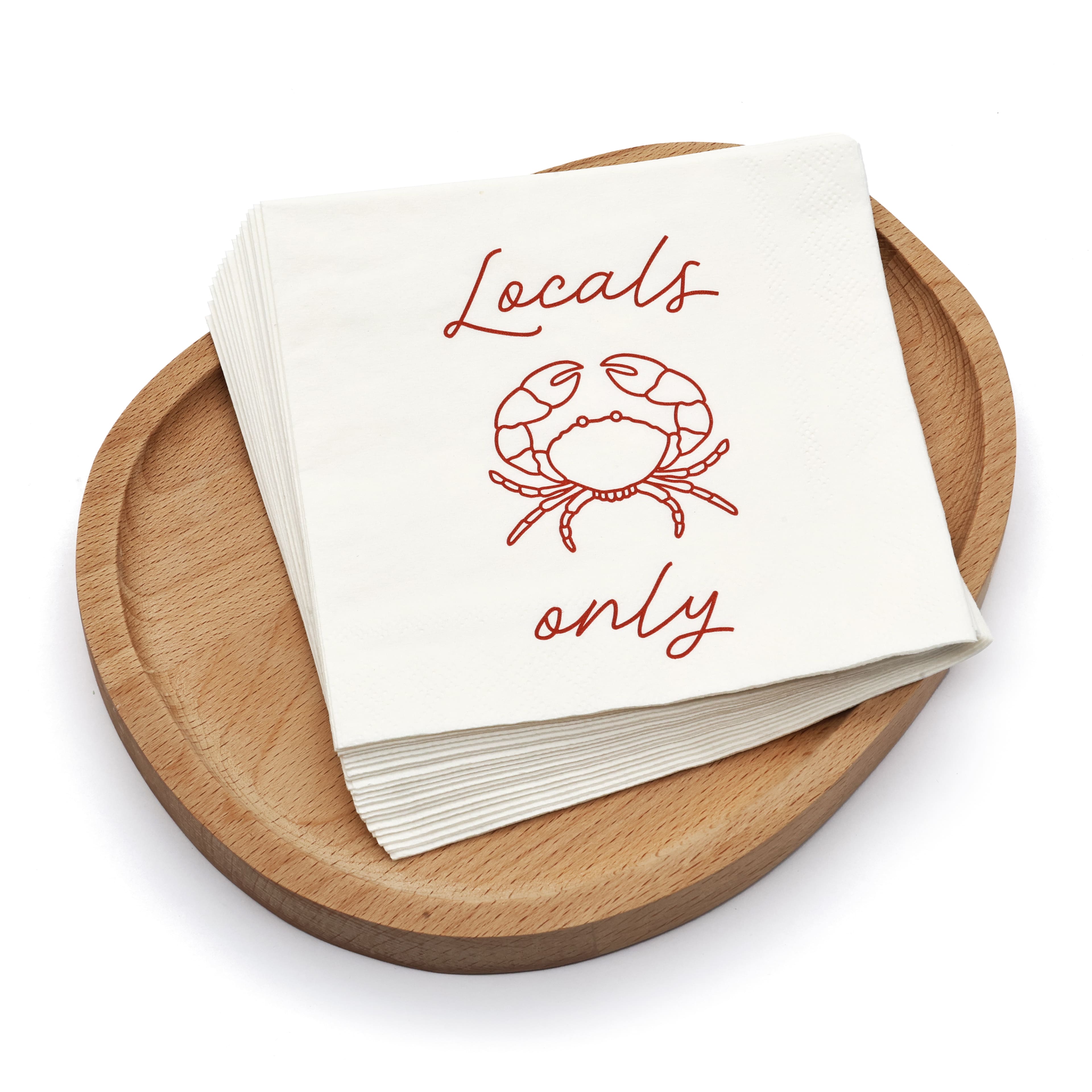 Modern Coast Crab Beverage Napkins, 20ct. by Celebrate It™