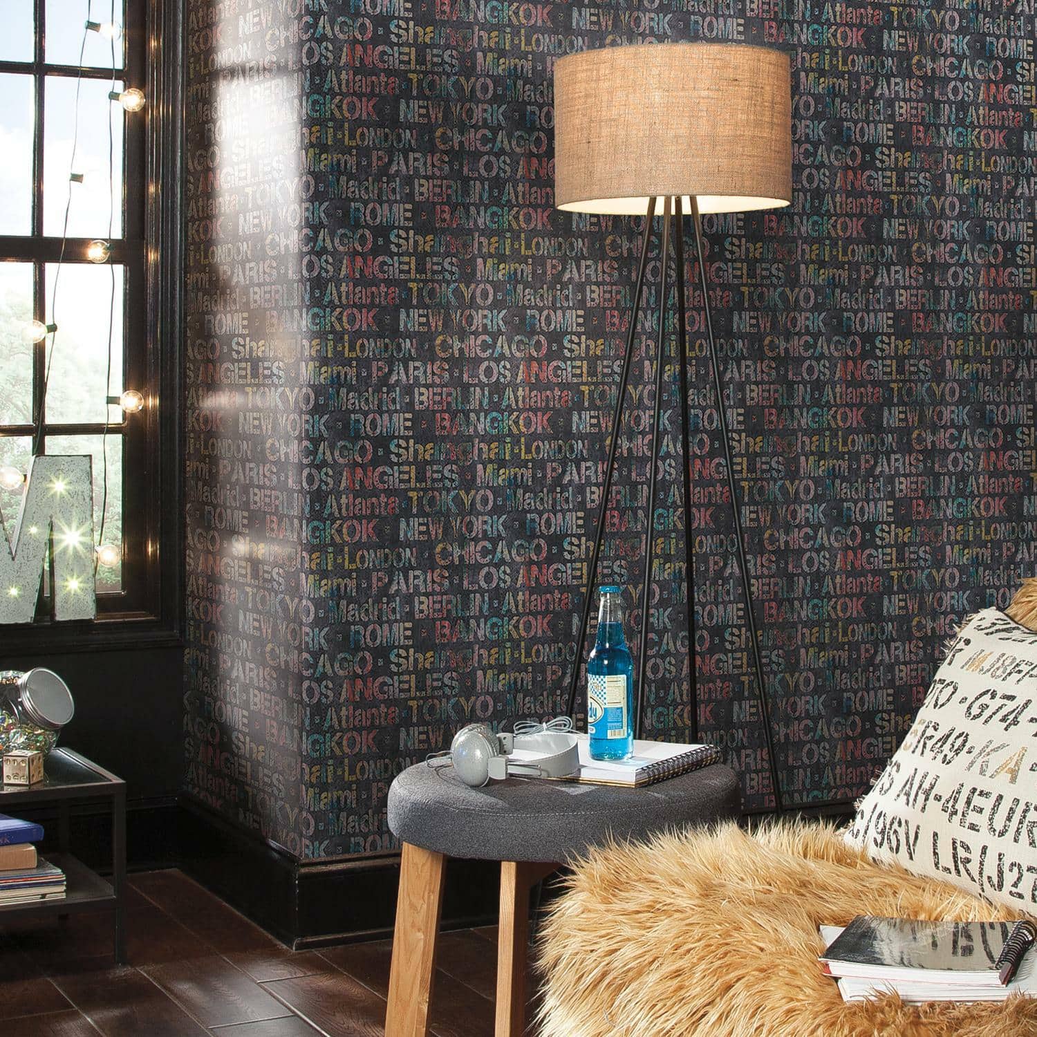 RoomMates Cities Of The World Peel & Stick Wallpaper