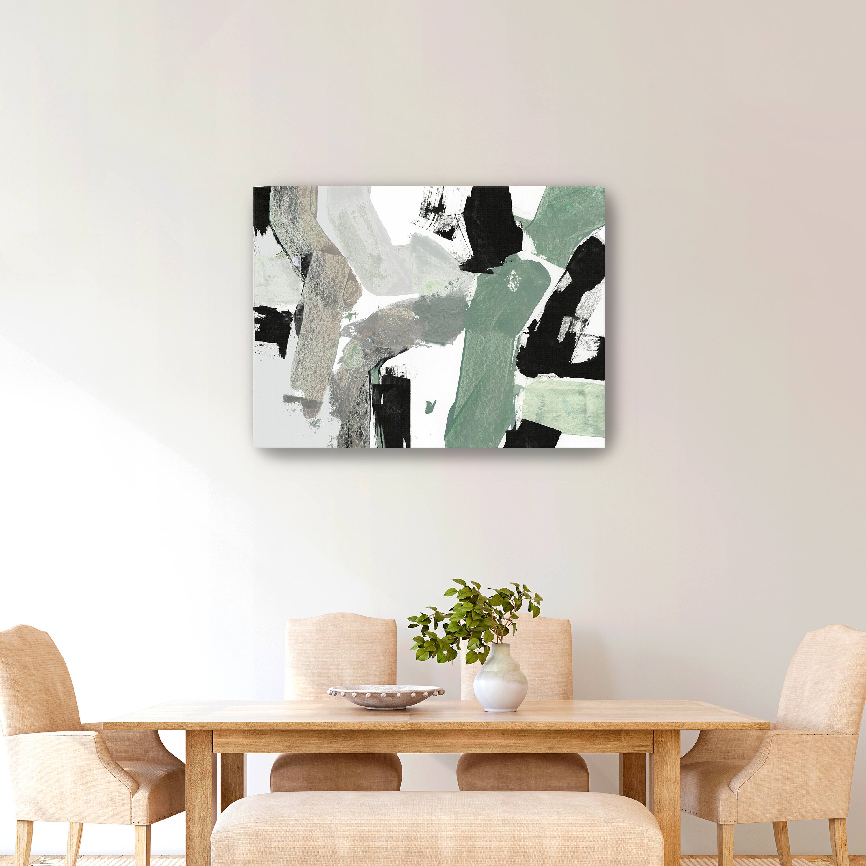 Flowing Green III Canvas Giclee