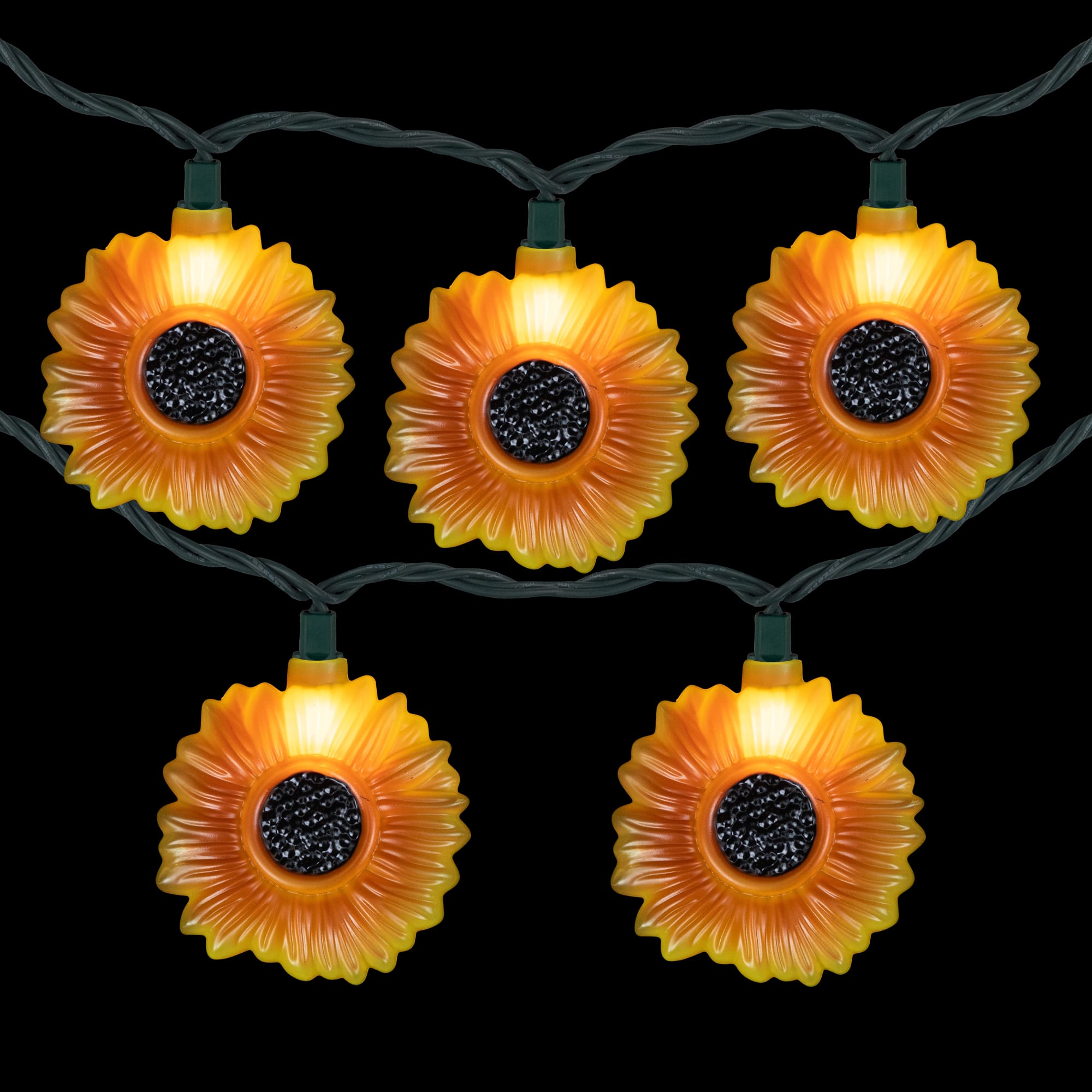 10ct. Sunflower Patio String Lights