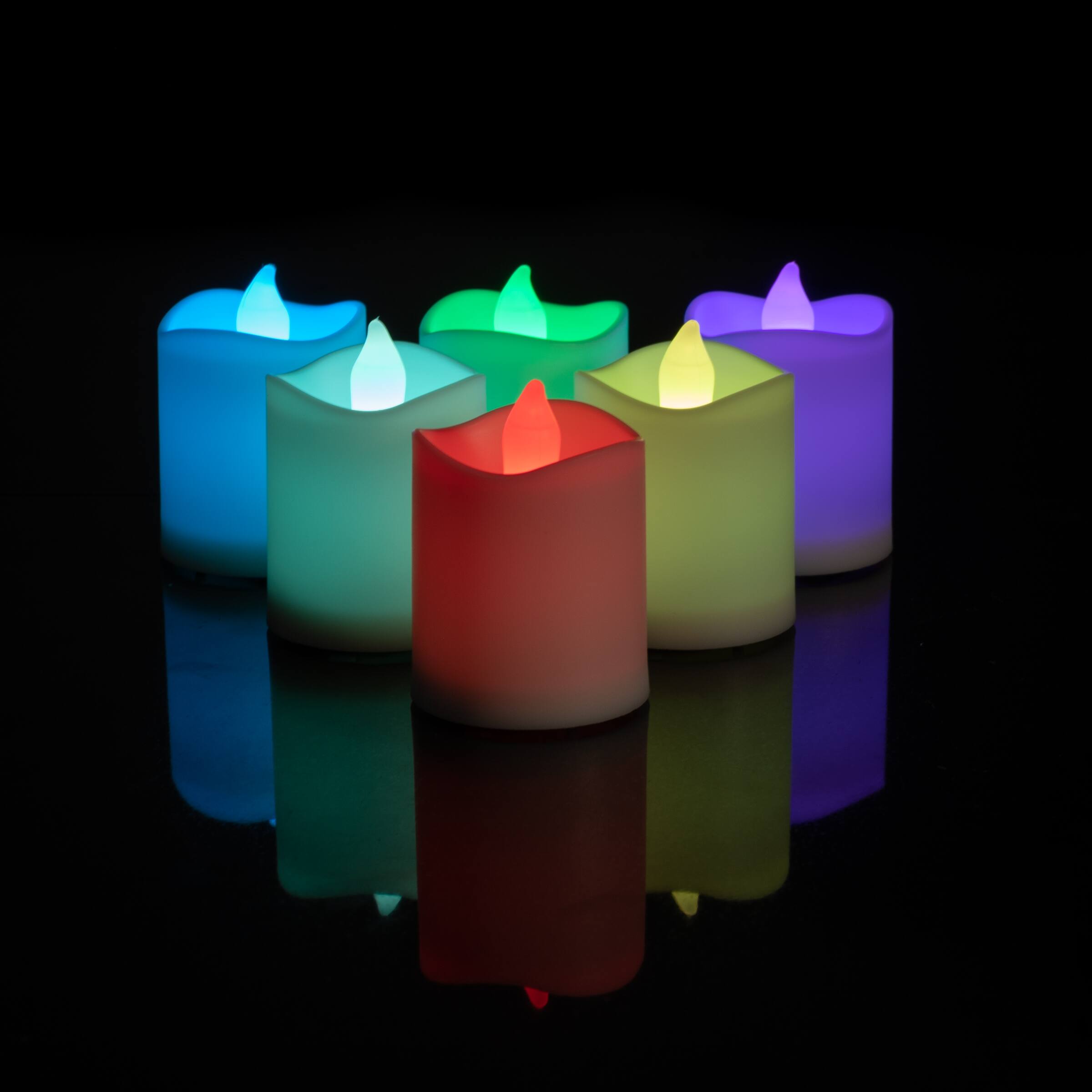 8 Packs: 6 ct. (48 total) Color Changing LED Votive Candles Set by Ashland®