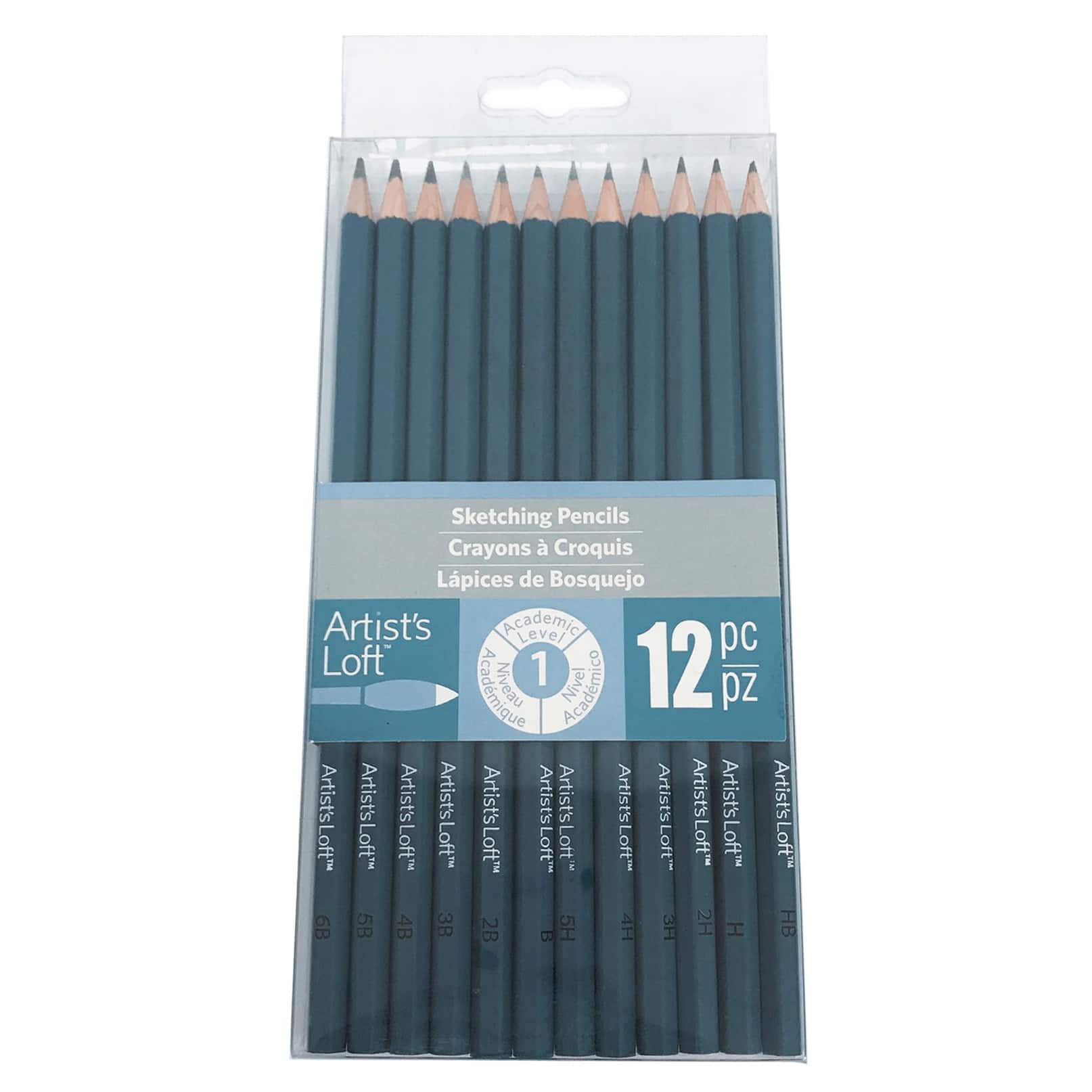8 Packs: 12 ct. (96 total) Sketching Pencil Set by Artist's Loft™