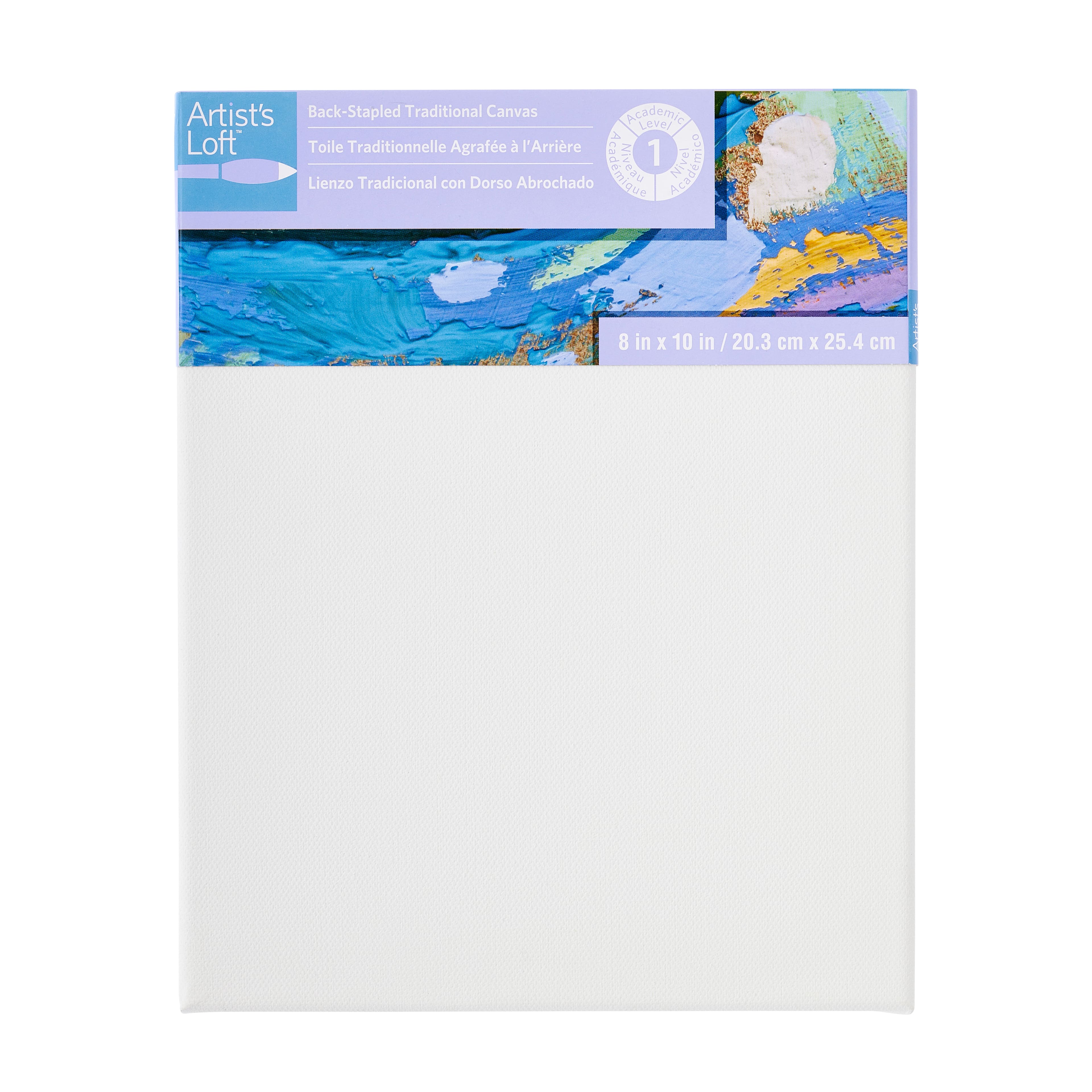 12 Pack: Level 1 Back Stapled Traditional Canvas by Artist's Loft™
