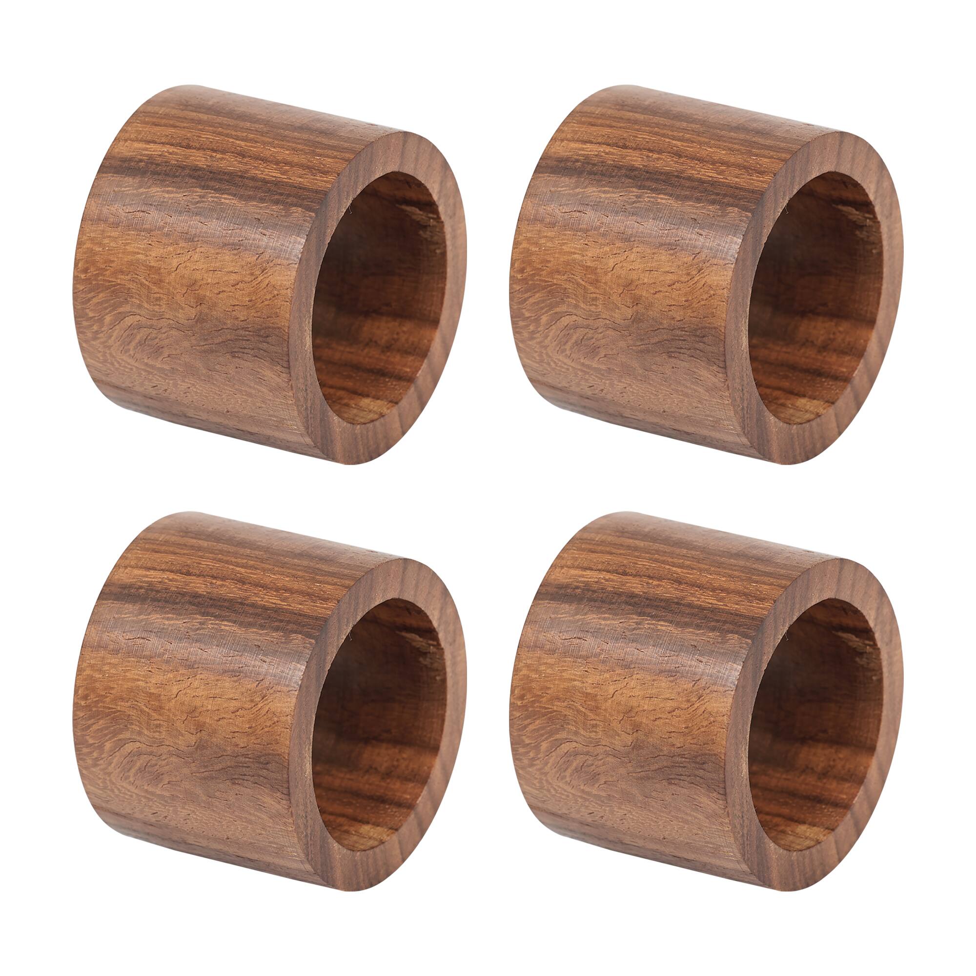 DII® Wood Band Napkin Rings, 4ct.