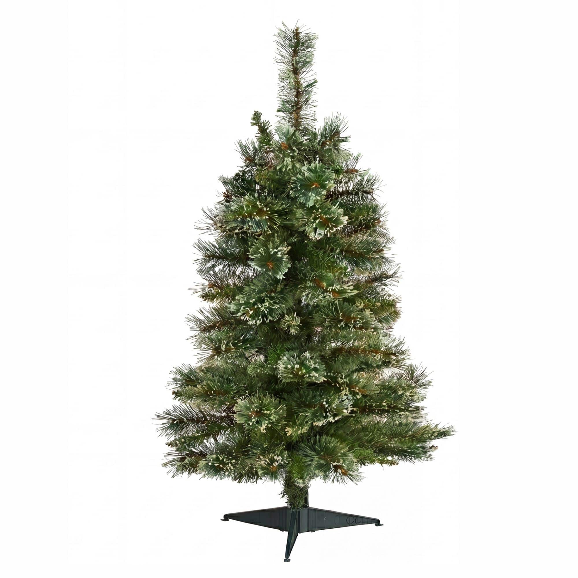 Nearly Natural 3ft. Unlit Wisconsin Slim Snow Tip Pine Artificial Christmas Tree