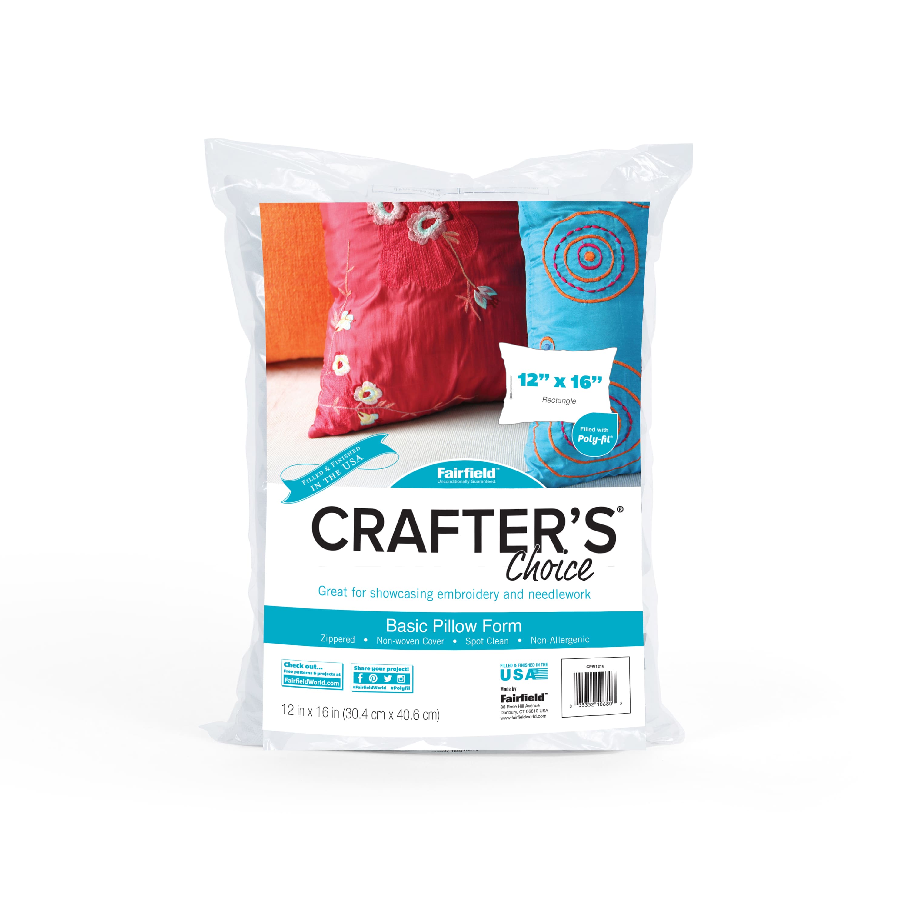 Crafter's Choice® Pillow Insert, 12'' x 16''