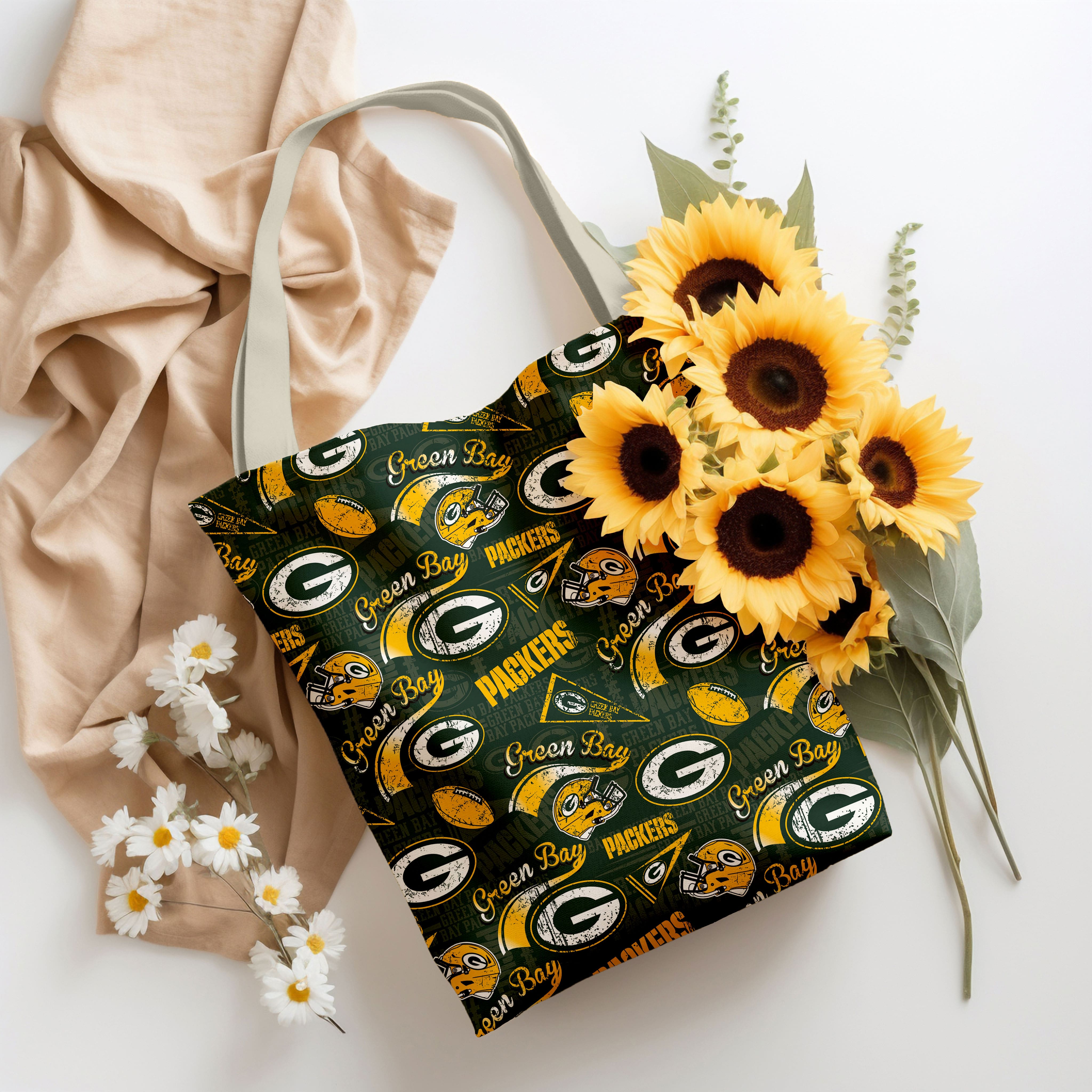 NFL Green Bay Packers Retro Cotton Fabric