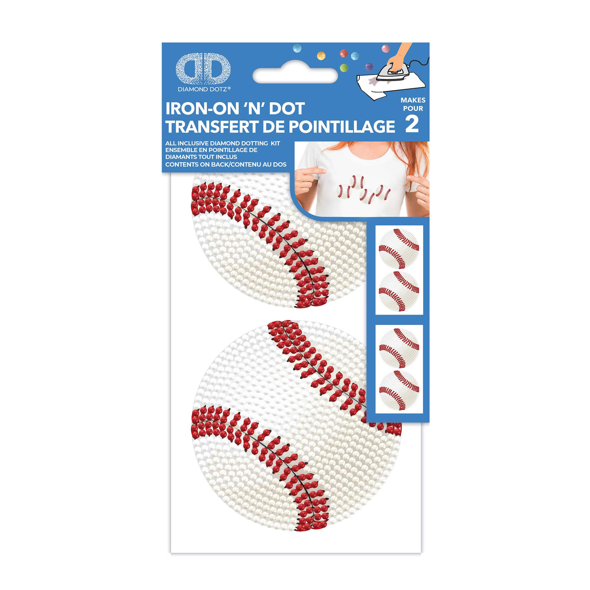 Diamond Dotz® Baseball Iron-On 'n' Dot Kit