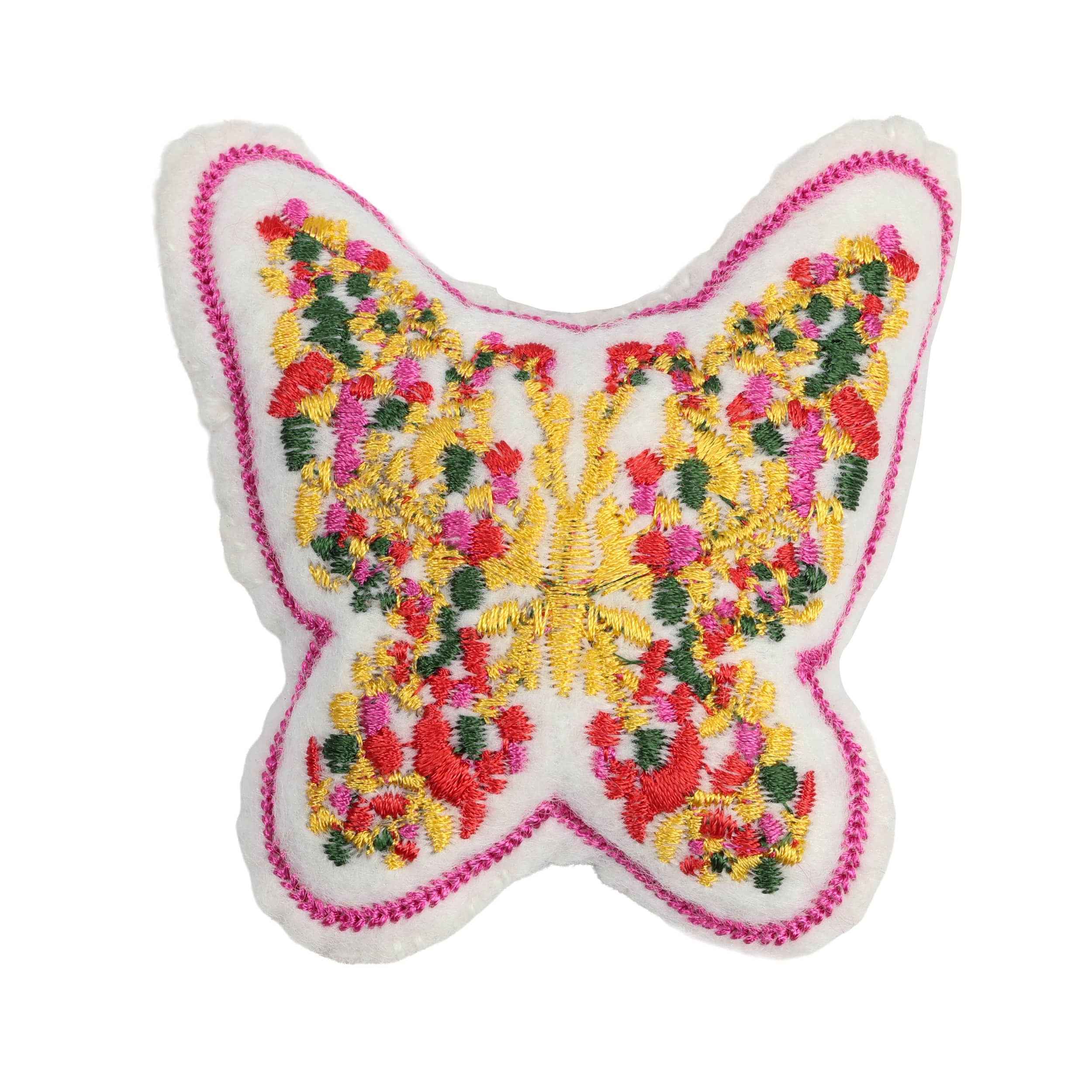 Pink Butterfly Filled Patch Embellishment by Celebrate It™