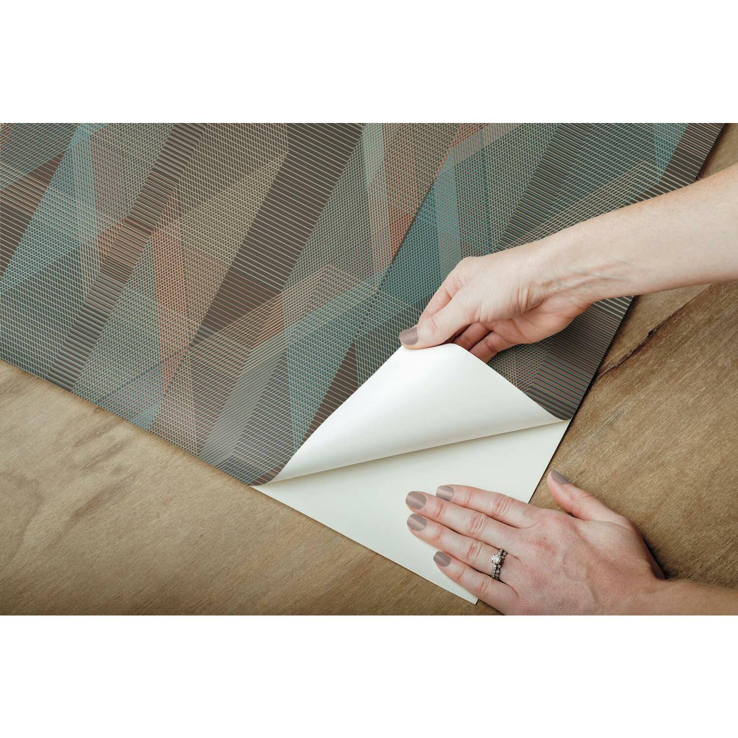 RoomMates Debonair Geometric Peel & Stick Wallpaper