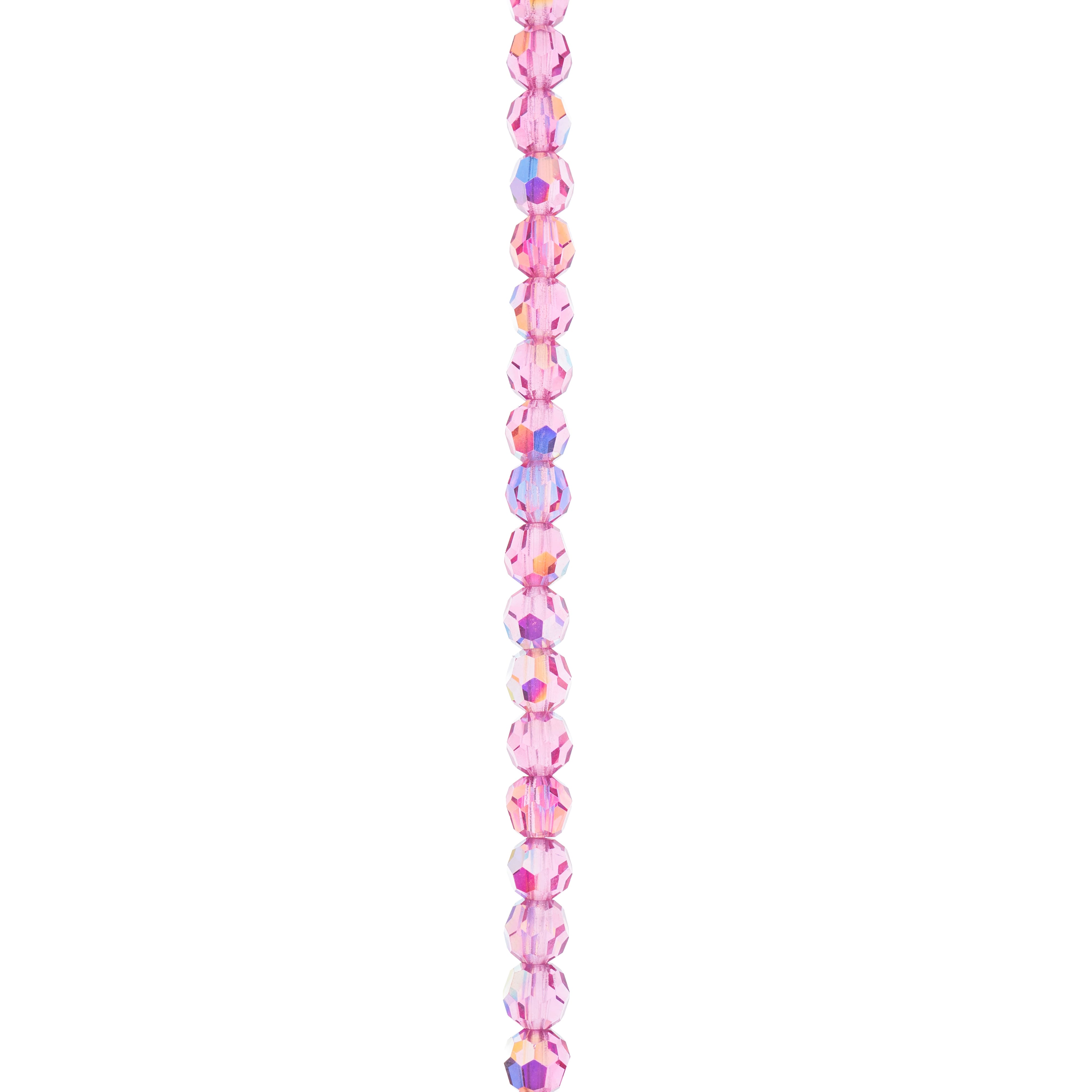 12 Packs: 31 ct. (372 total) Preciosa Glass Crystal Round Beads, 4mm by Bead Landing™